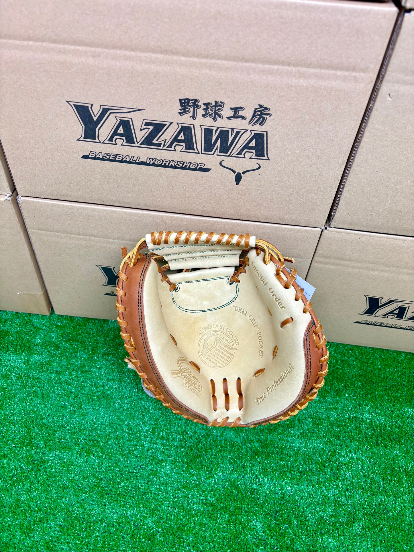 久保田スラッガー　限定トレーニング用ミット　TR‐CMP　トレンチ×ウッド