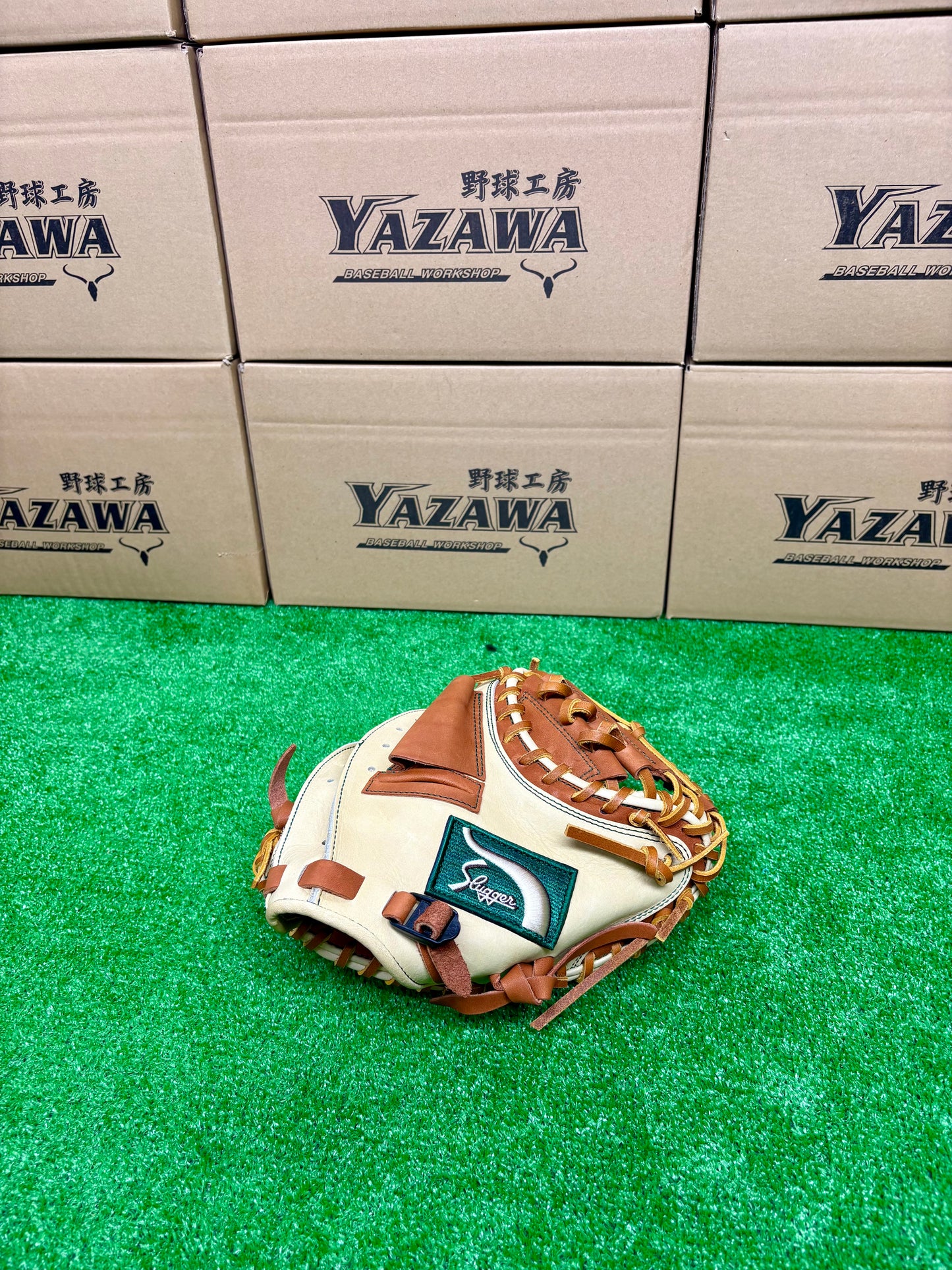 久保田スラッガー　限定トレーニング用ミット　TR‐CMP 　ウッド×トレンチ