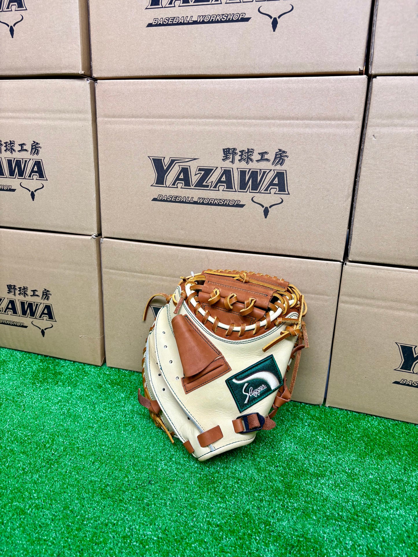 久保田スラッガー　限定トレーニング用ミット　TR‐CMP 　ウッド×トレンチ