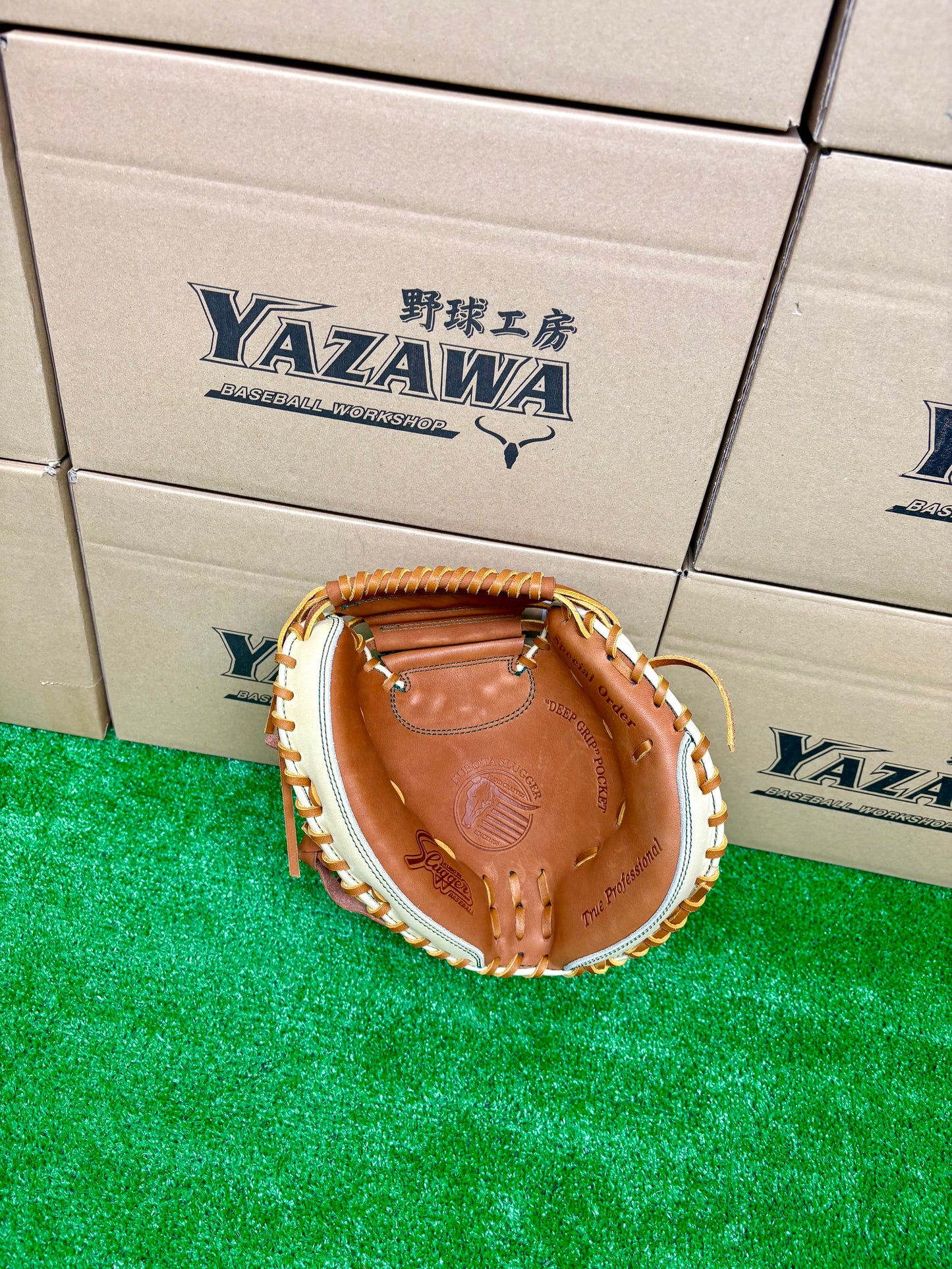 久保田スラッガー　限定トレーニング用ミット　TR‐CMP 　ウッド×トレンチ