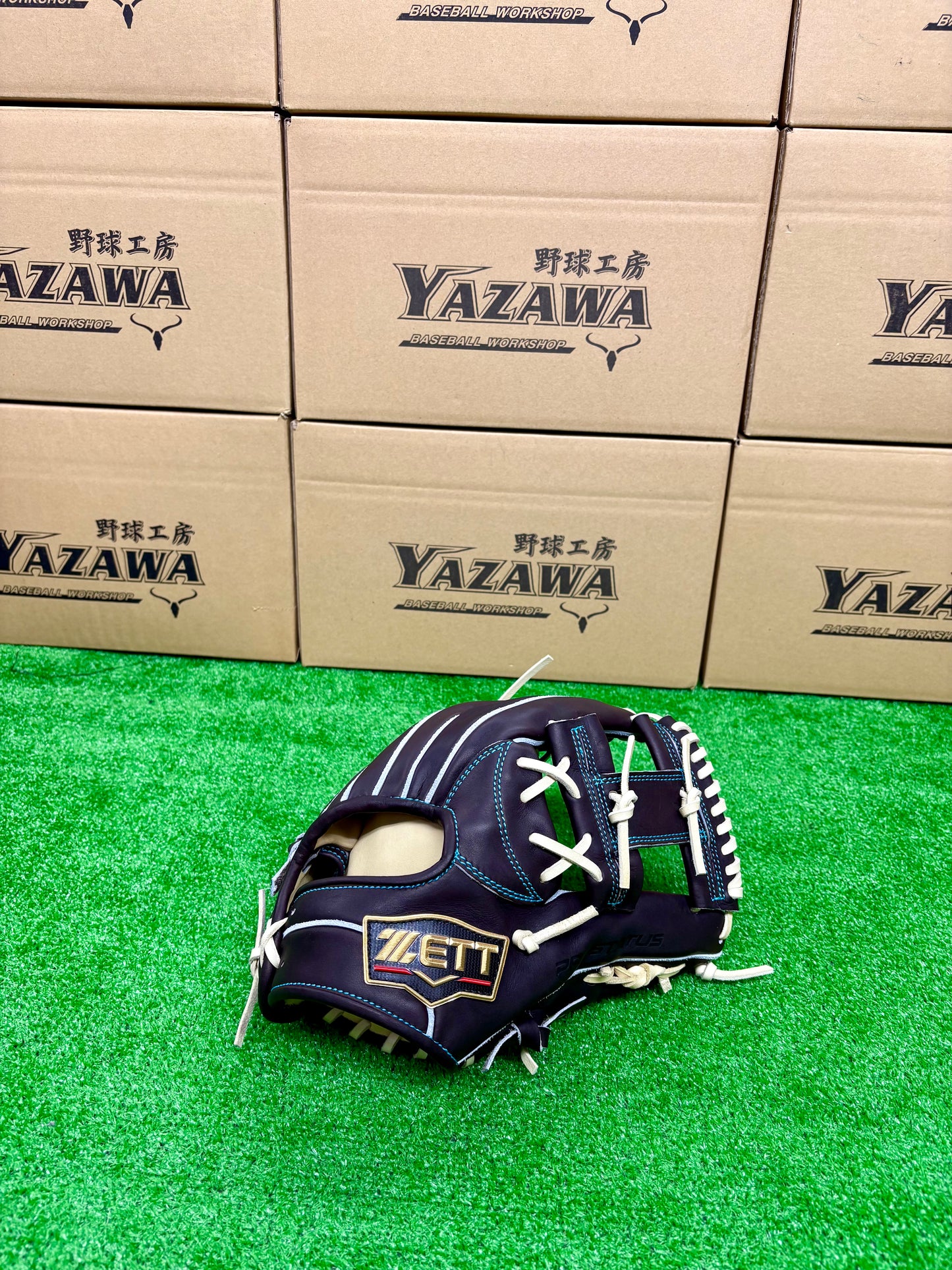 ZETT 限定硬式内野手用グラブ　BPROG765SG　ブラウン×パステルブラウン