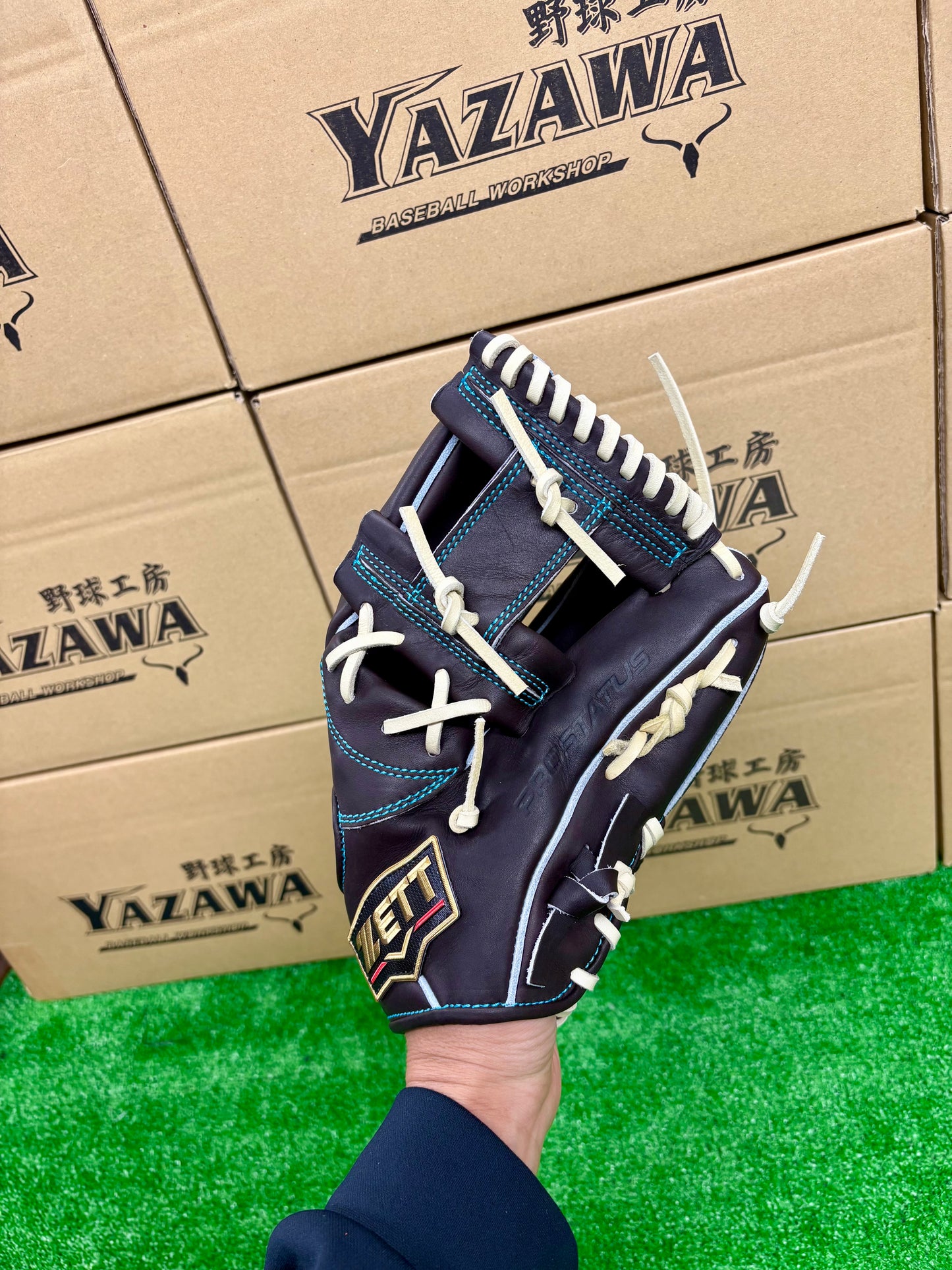 ZETT 限定硬式内野手用グラブ　BPROG765SG　ブラウン×パステルブラウン