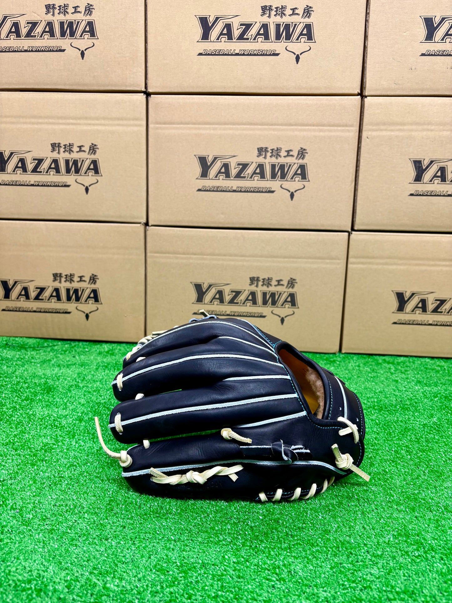 ZETT　限定硬式内野手用グラブ　BPROG765SG（LH）ブラック×パステルブラウン