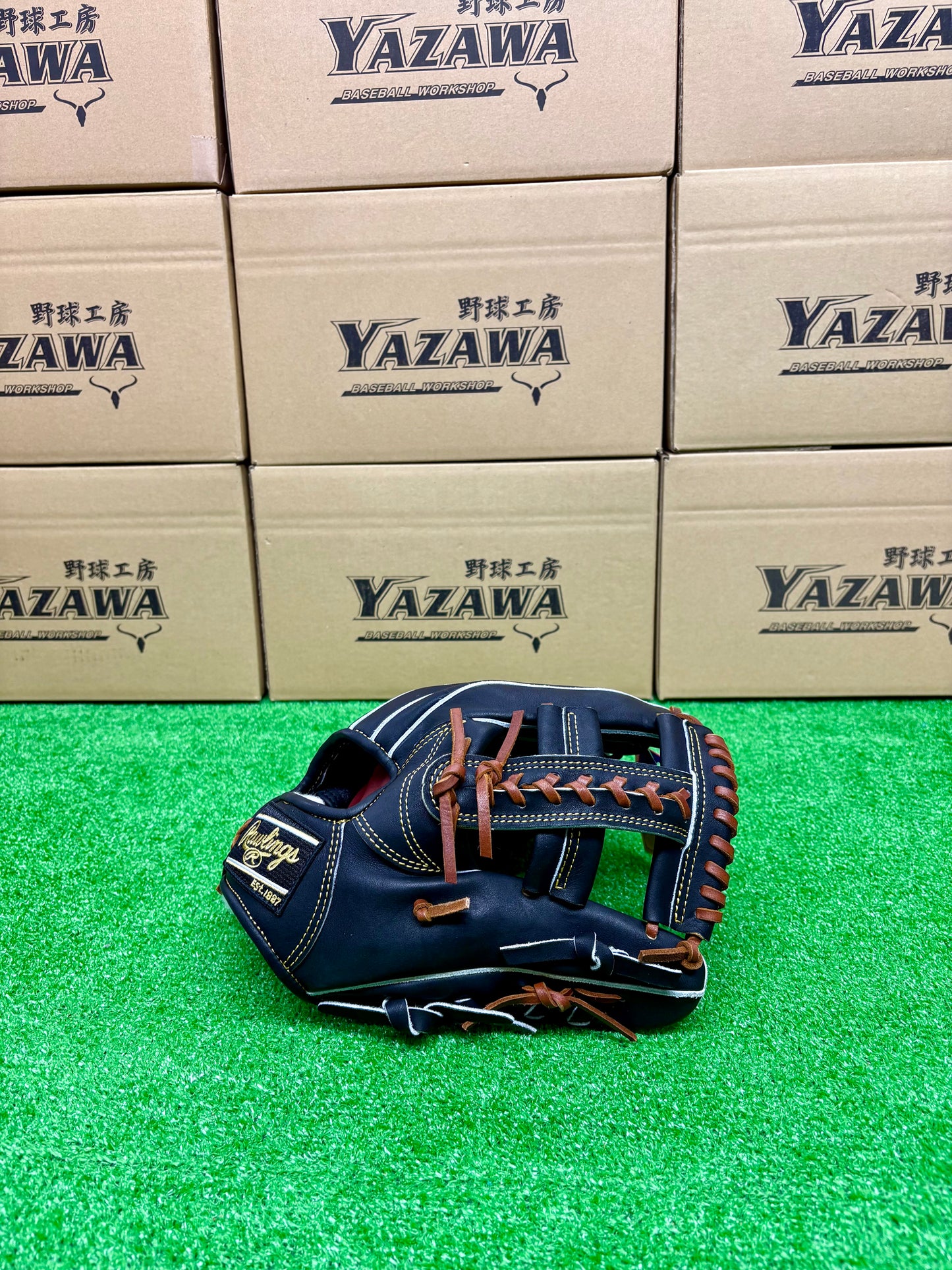 ローリングス　店舗別注【型付け済み】硬式内野手用グラブ　CK4　ブラック
