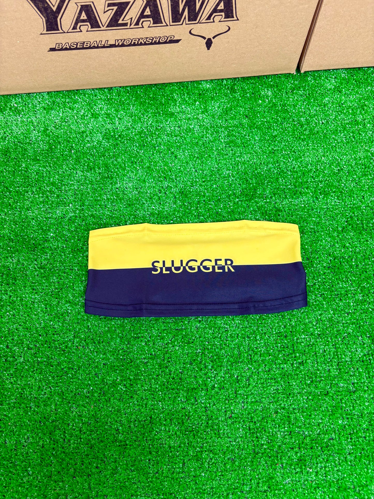 久保田スラッガー　限定ヘッドバンド（ピンク×ブラック／水色×ブラック／エメラルド×ブラック／イエロー×ブラック）