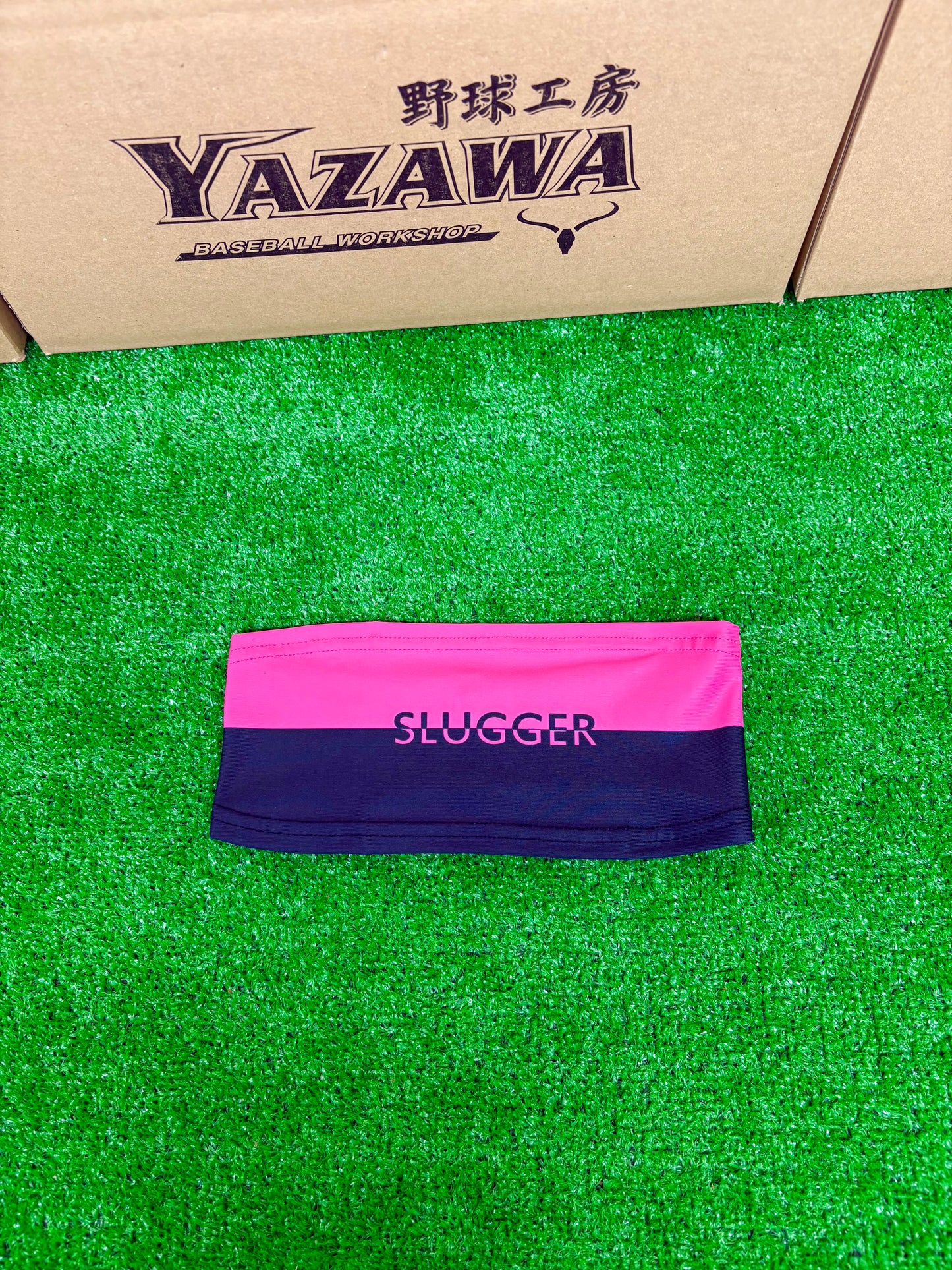 久保田スラッガー　限定ヘッドバンド（ピンク×ブラック／水色×ブラック／エメラルド×ブラック／イエロー×ブラック）