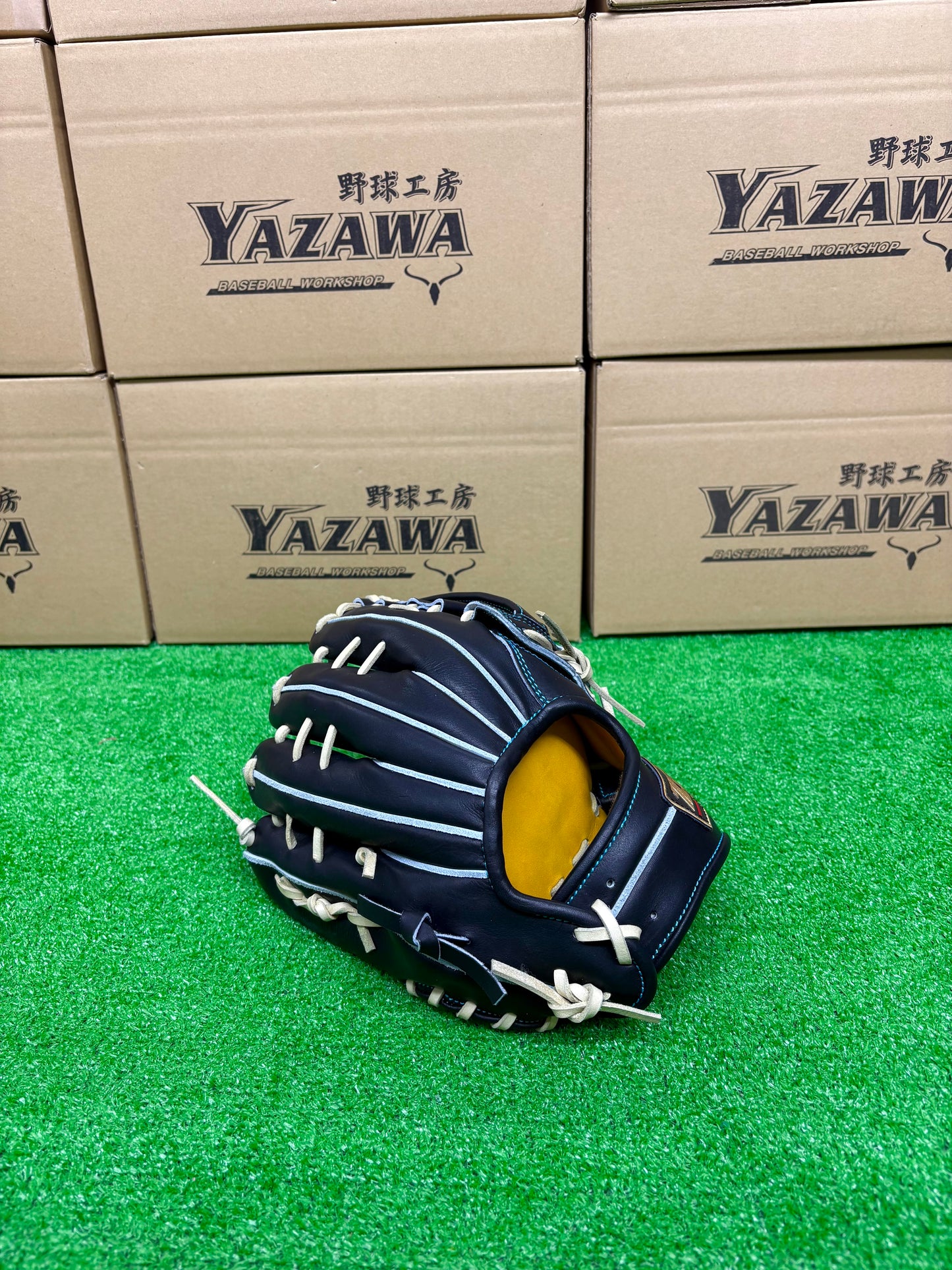 ZETT　【型付け済み】限定硬式内野手用グラブ　BPROG285SG（LH）ブラック×パステルブラウン