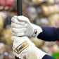 Franklin バッティング手袋　POWERSTRAP INFINITY SERIES BATTING GLOVES（ホワイト×ゴールド）