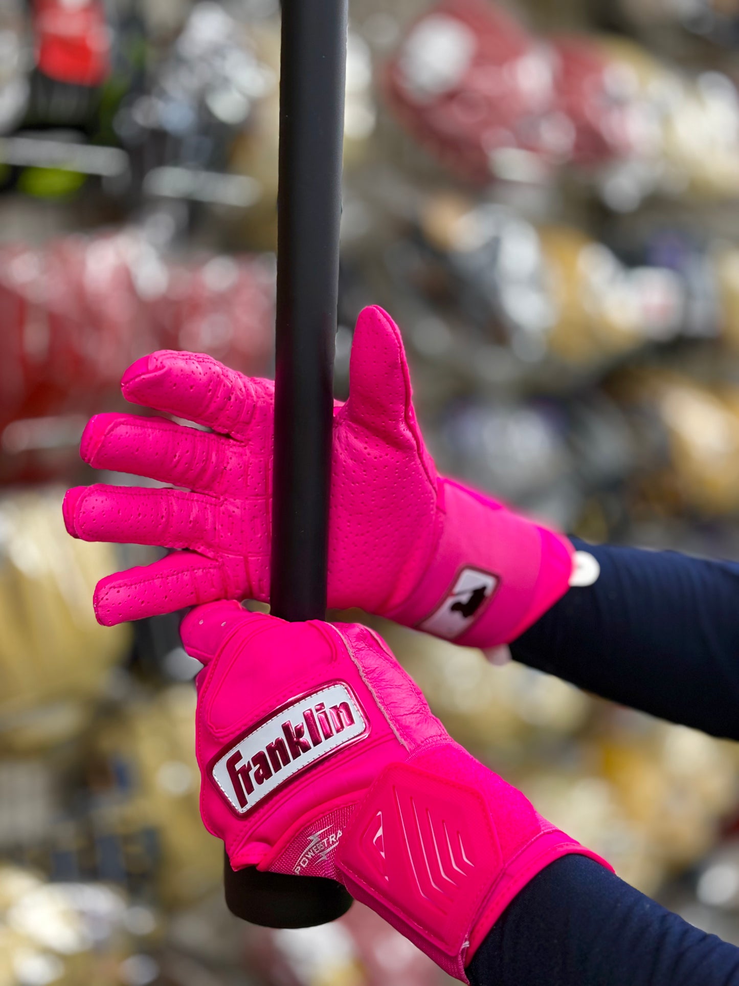 Franklin バッティング手袋  POWERSTRAP INFINITY SERIES BATTING GLOVES（ピンク）