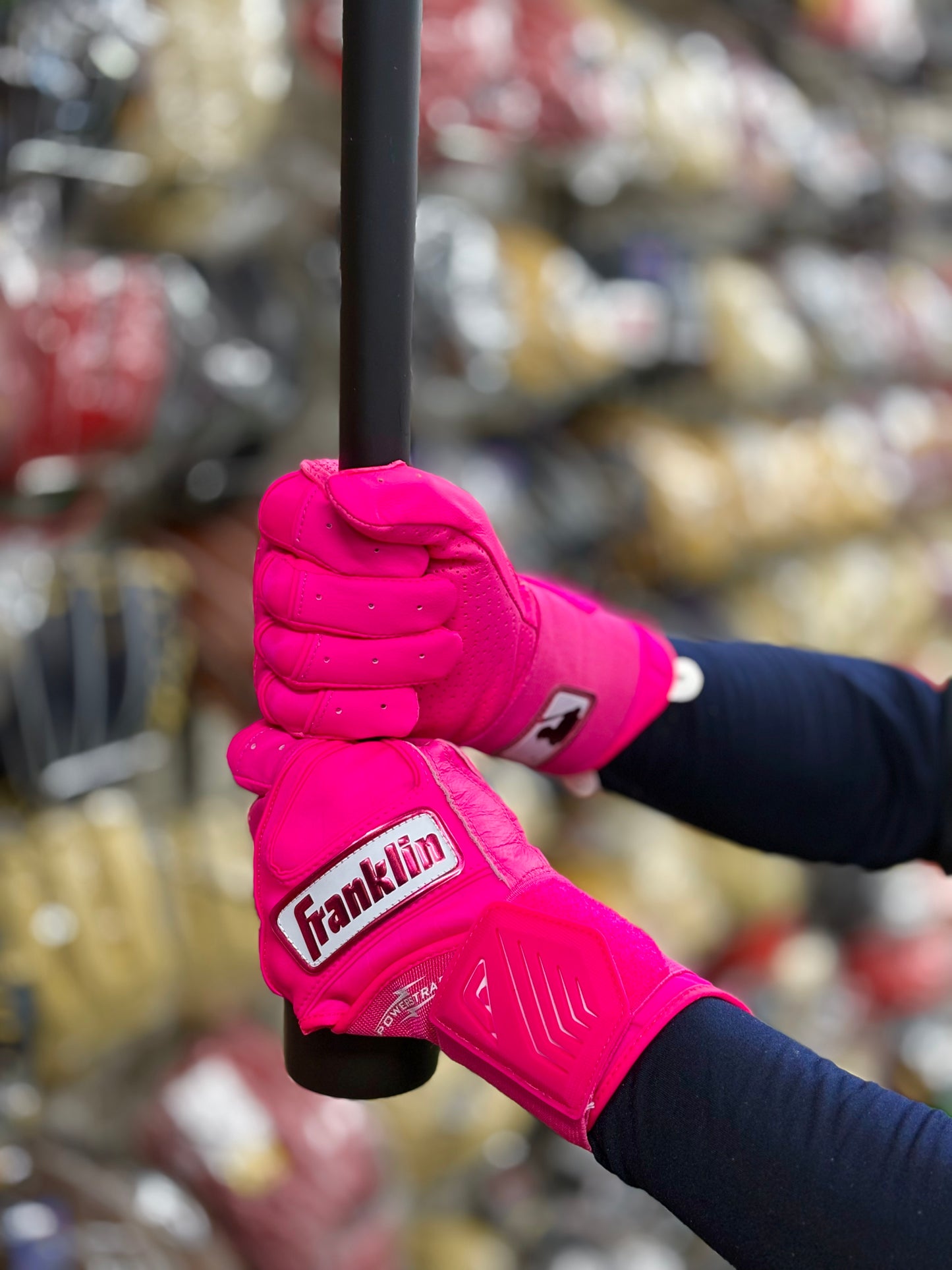 Franklin バッティング手袋  POWERSTRAP INFINITY SERIES BATTING GLOVES（ピンク）
