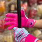 Franklin バッティング手袋  POWERSTRAP INFINITY SERIES BATTING GLOVES（サックス×ピンク）