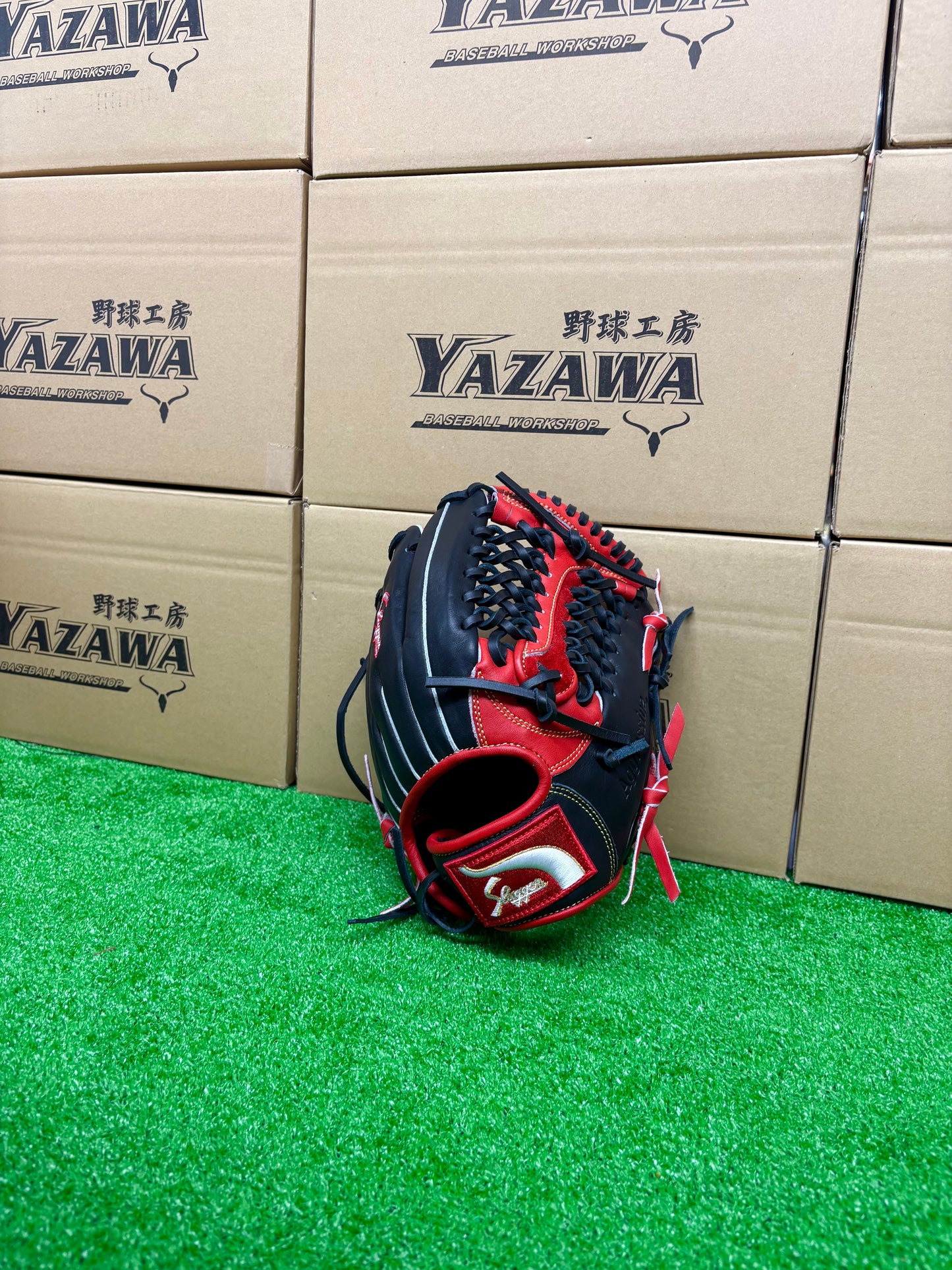 久保田スラッガー　限定少年軟式用グラブ　KSN-J4A型 レッド×ブラック