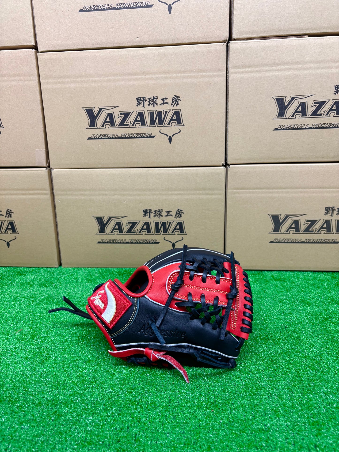 久保田スラッガー　限定少年軟式用グラブ　KSN-J7型 レッド×ブラック