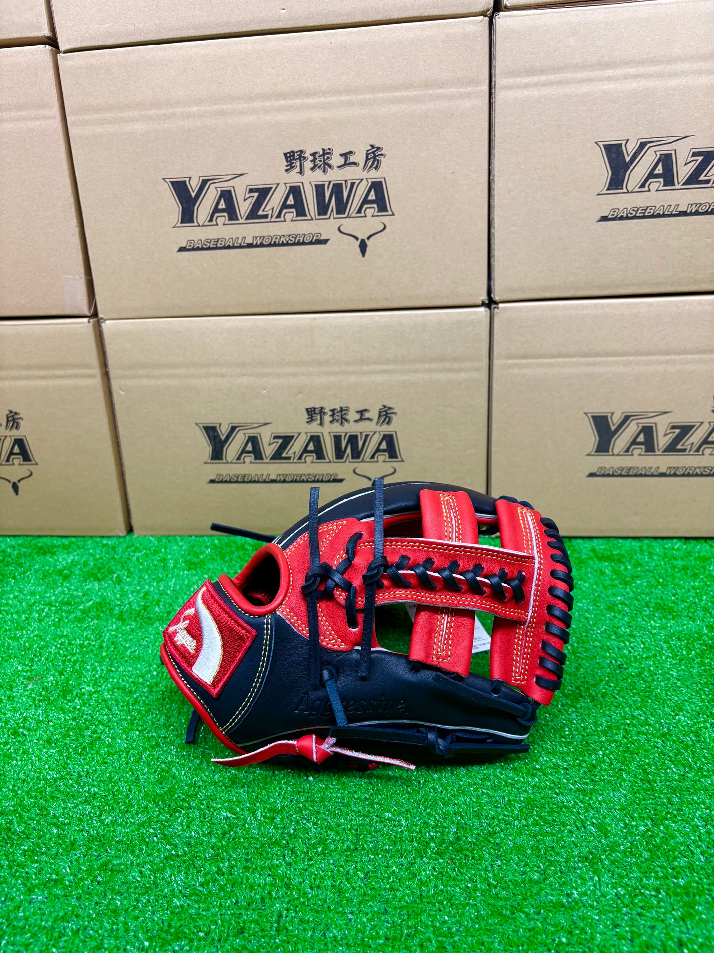 久保田スラッガー　限定少年軟式用グラブ　KSN-J2型 レッド×ブラック