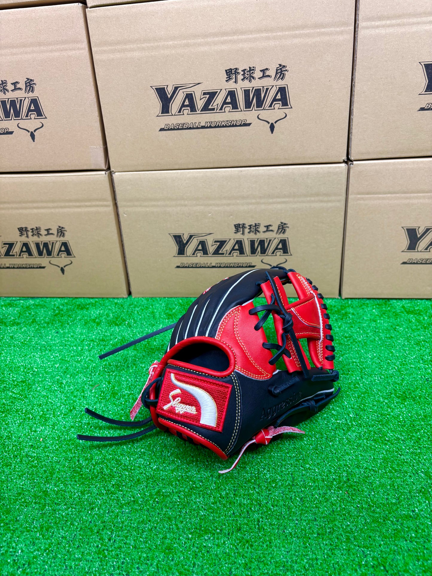 久保田スラッガー　限定少年軟式用グラブ　KSN-J2型 レッド×ブラック