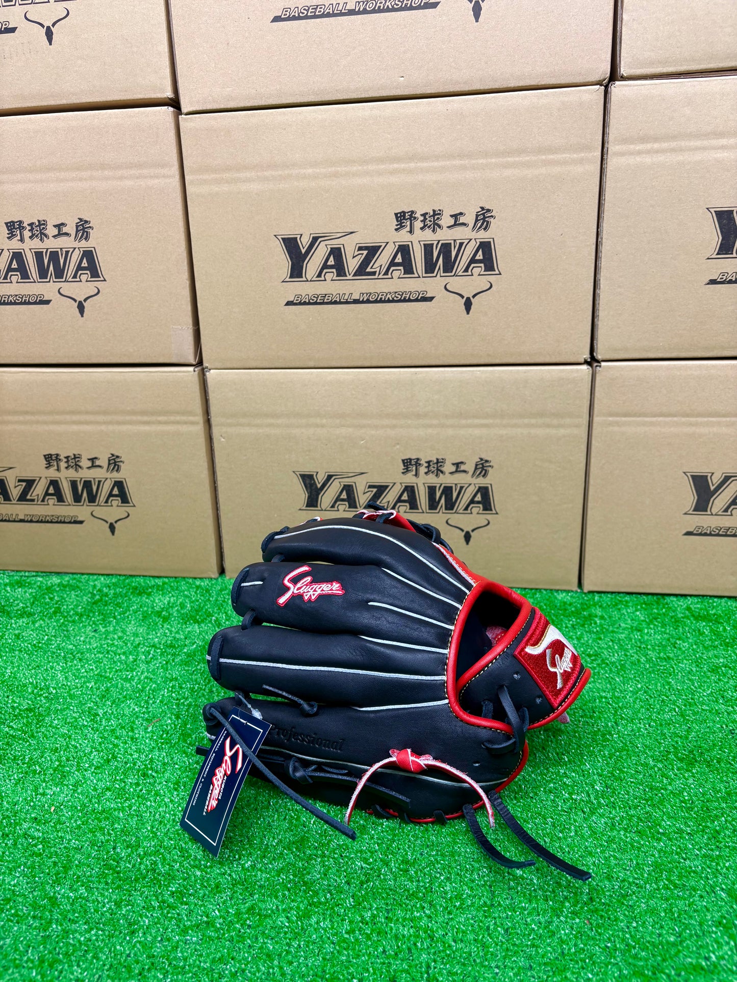 久保田スラッガー　限定少年軟式用グラブ　KSN-J2型 レッド×ブラック