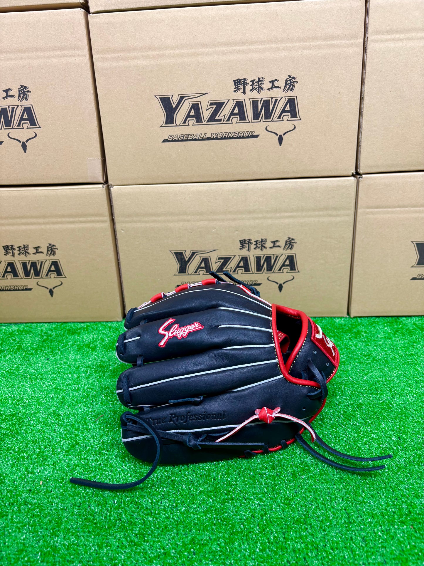 久保田スラッガー　限定少年軟式用グラブ　KSN-J2型 レッド×ブラック