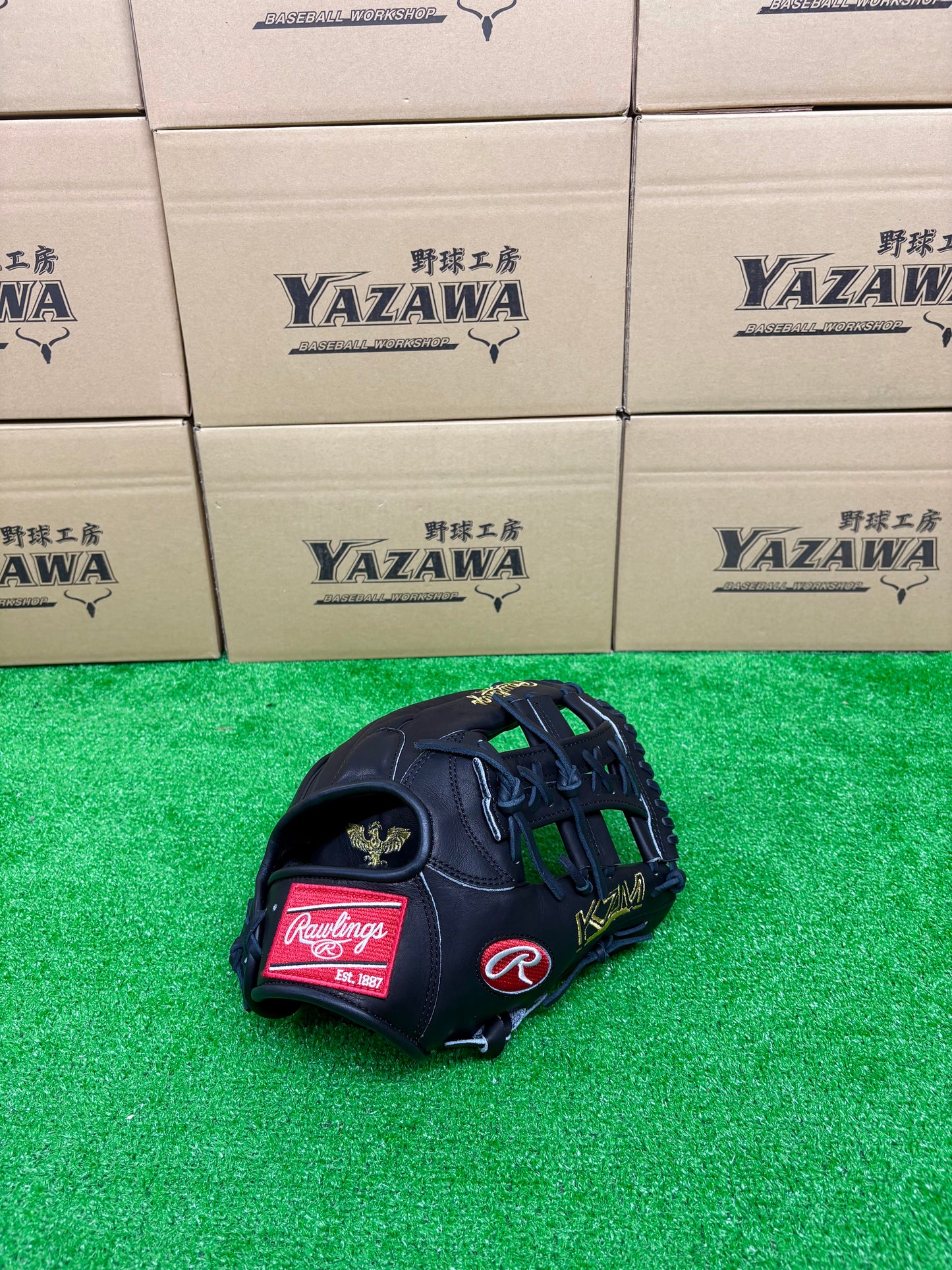ローリングス　限定軟式内野手用グラブ　N545FS型　岡本選手モデル
