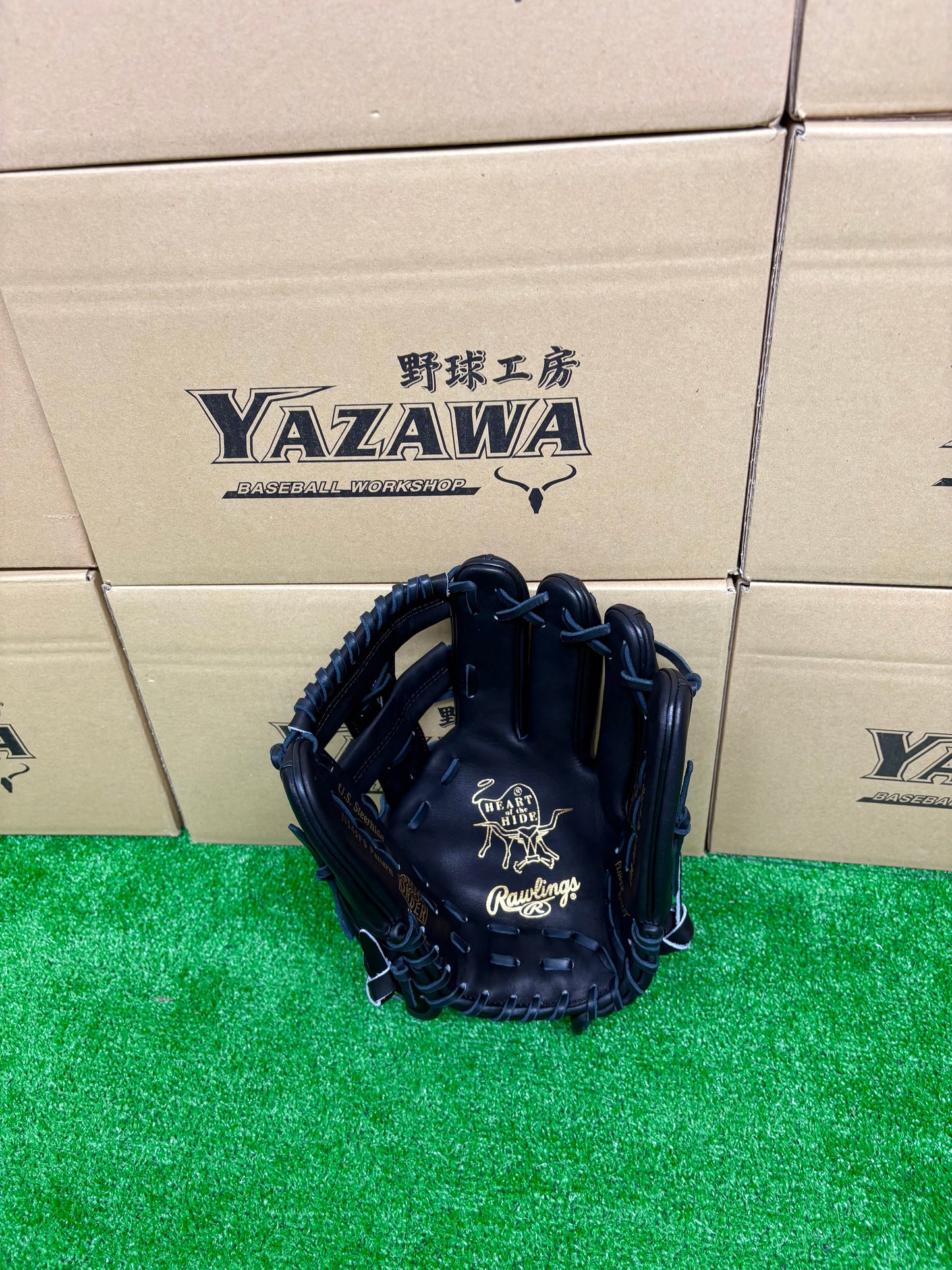 ローリングス　限定軟式内野手用グラブ　N545FS型　岡本選手モデル
