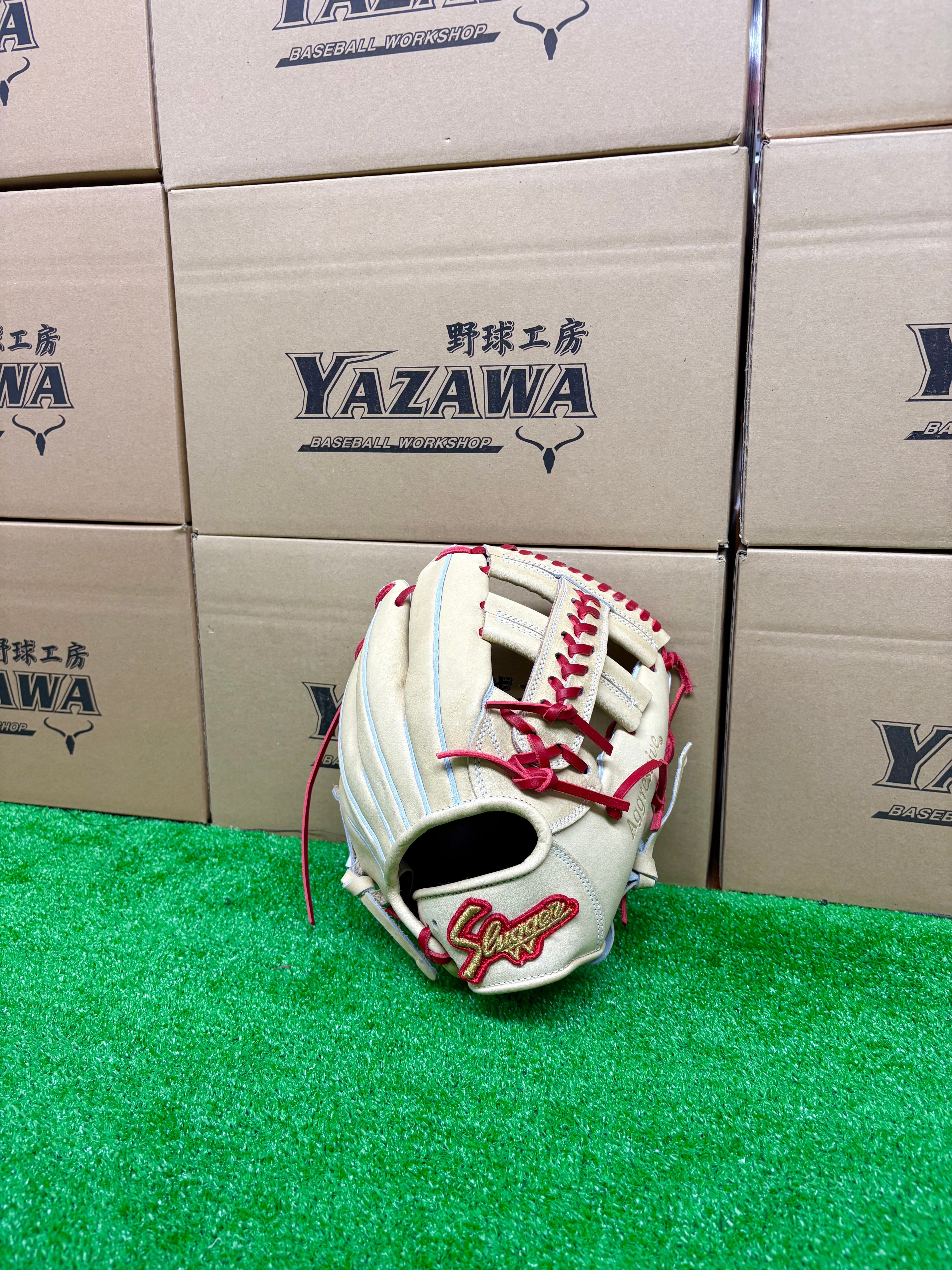 久保田スラッガー 限定少年軟式グラブ トレンチ×レッド【J8型