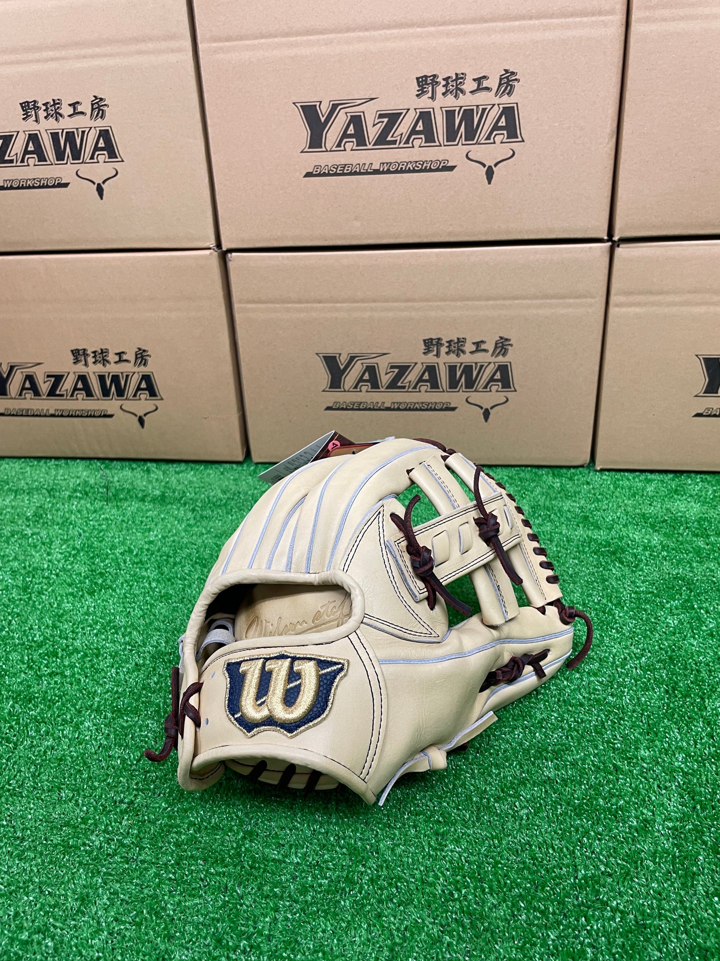 Wilson硬式内野手用27Tブロンド【型付け済み】