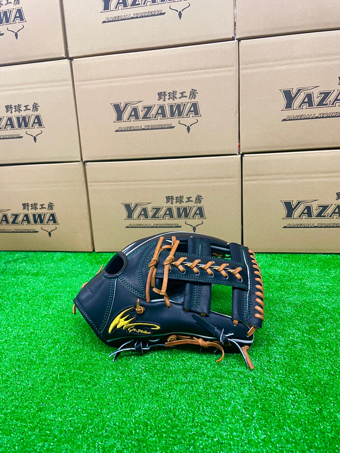 IPセレクト 硬式内野手用グラブ  ブラック×タン  親指ラベル