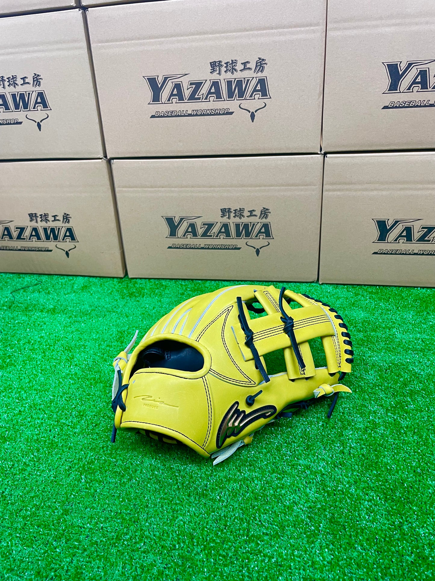 IPセレクト 硬式内野手用グラブ レモンイエロー