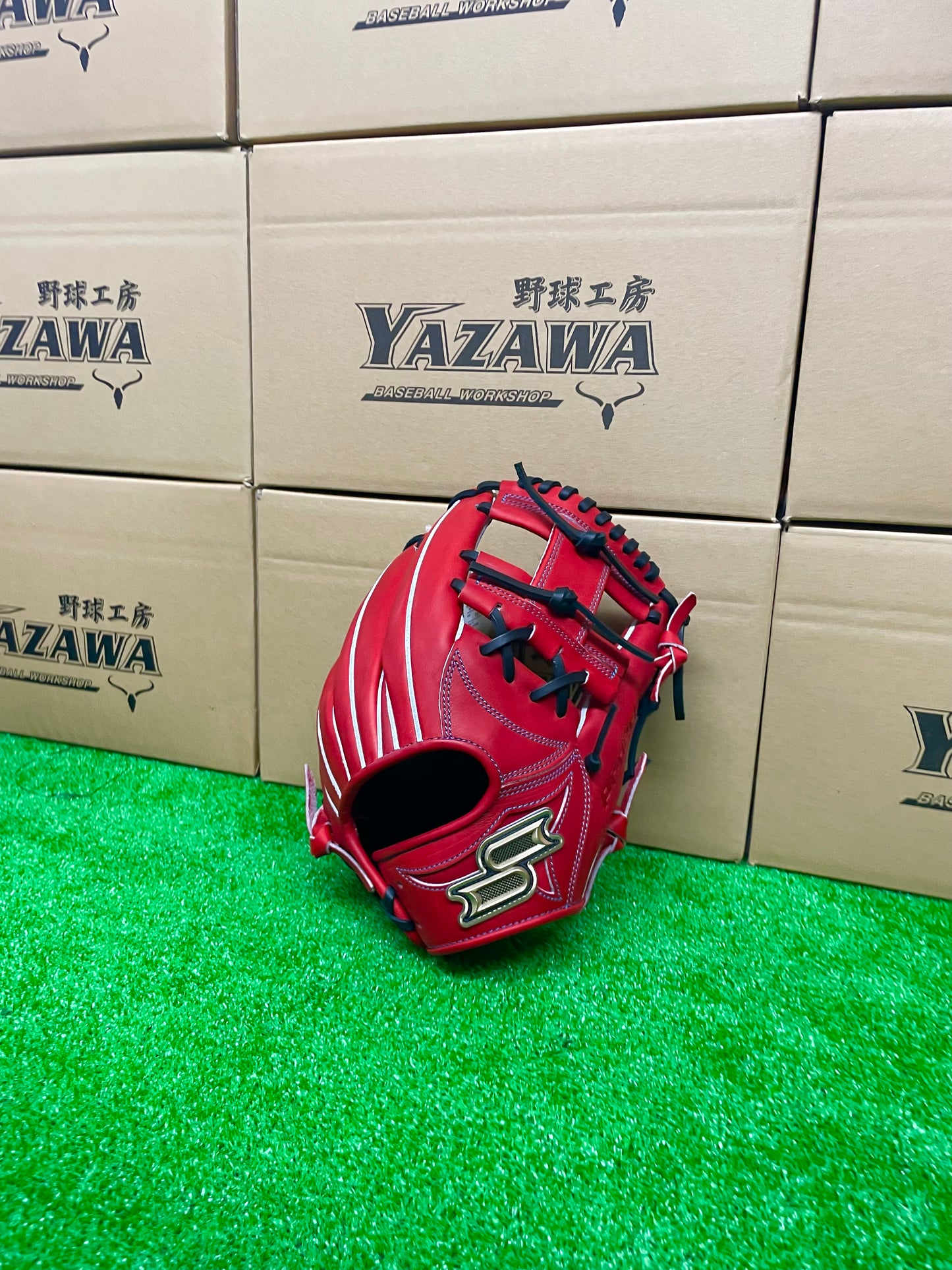 SSK 硬式内野手用グラブPKW84425F Bオレンジ×ブラック