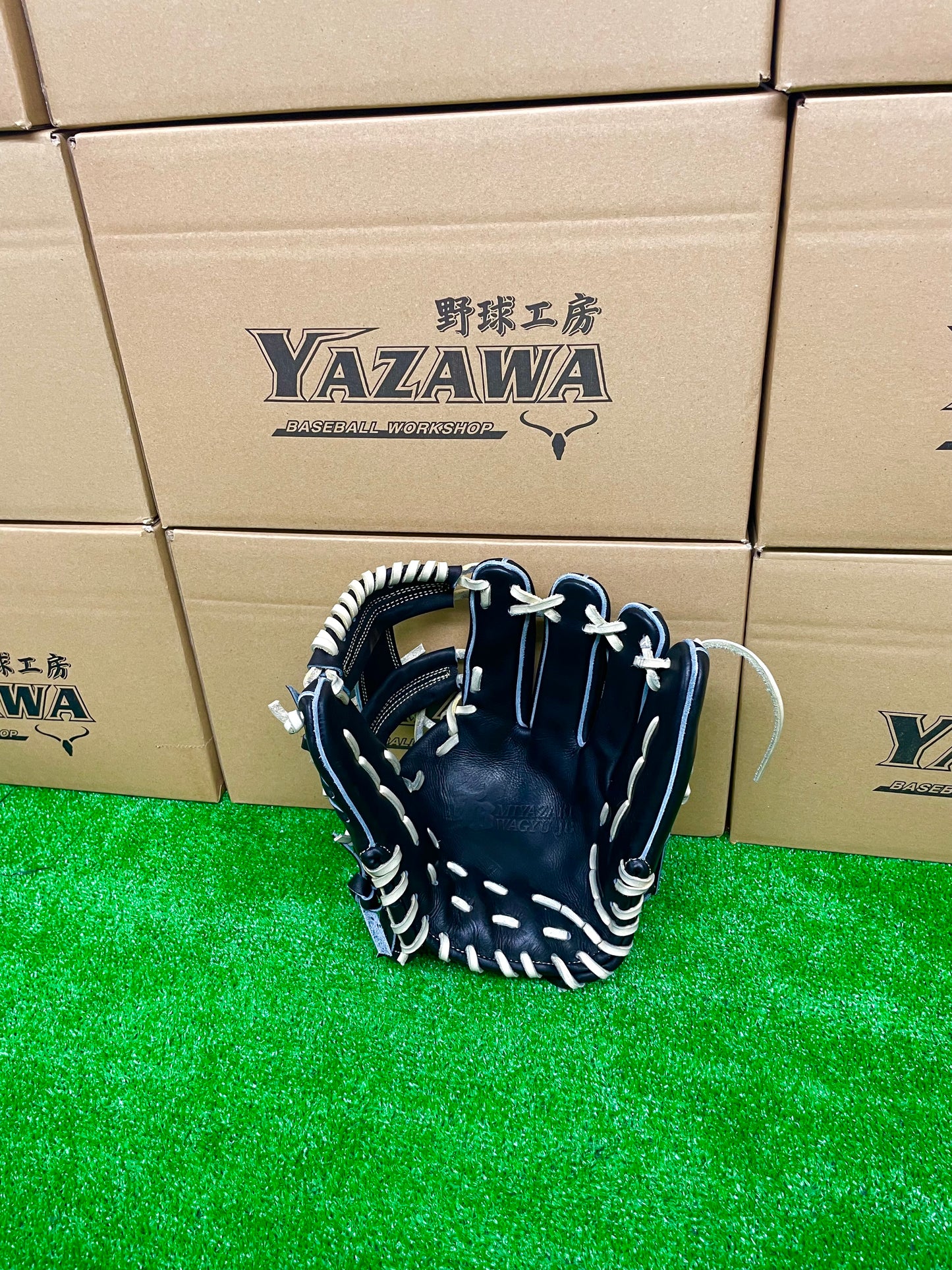 和牛JB 硬式内野手用グラブJB23-006TBLK【型付け済み】ブラック×キャメル