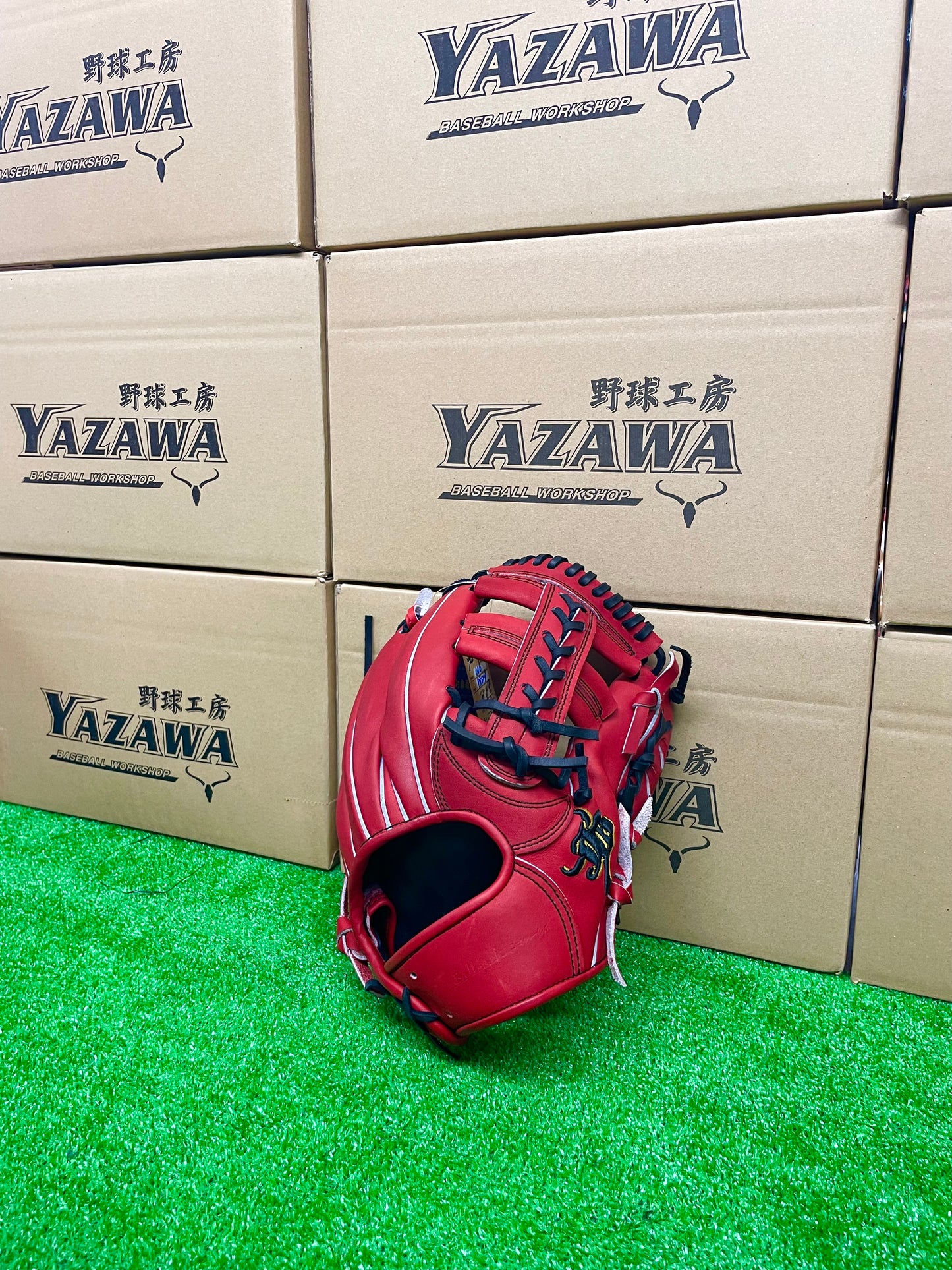 和牛JB 硬式内野手用グラブJB-006パワーオレンジ【型付け済み】