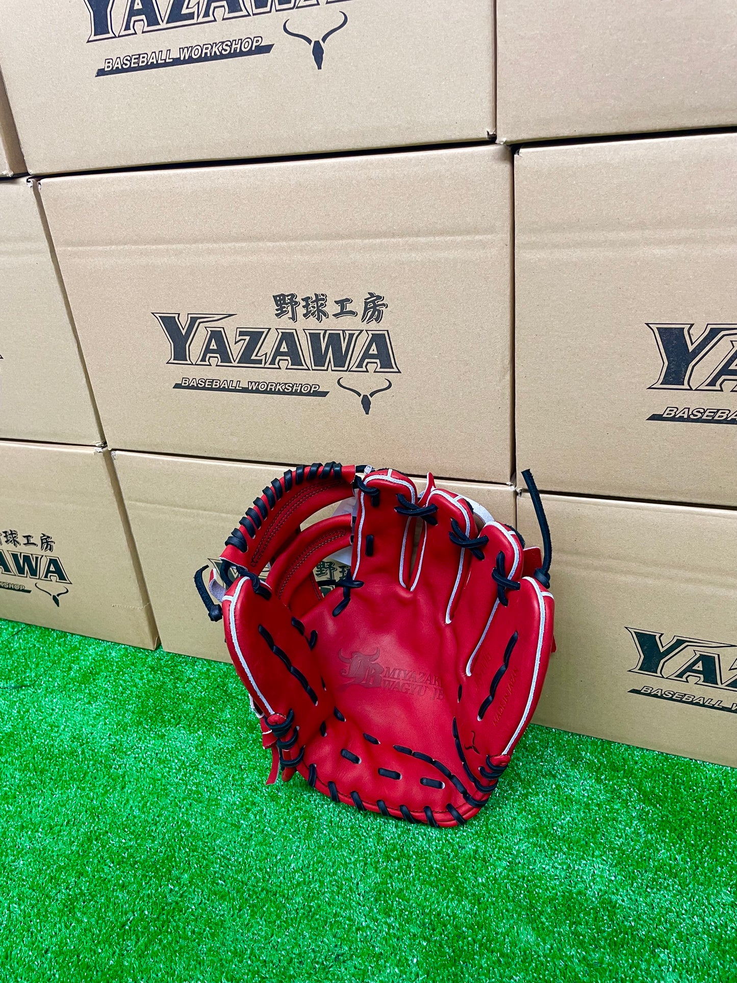 和牛JB 硬式内野手用グラブJB-006パワーオレンジ【型付け済み】