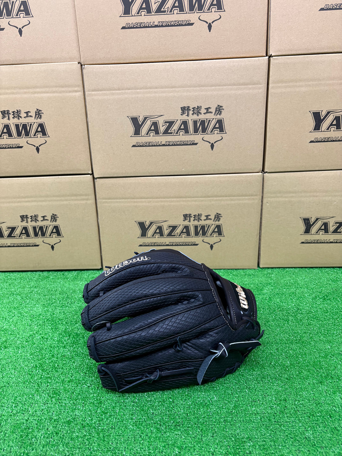 Wilson　軟式内野手用グラブ 【87型】　ブラック×ブラックSSS