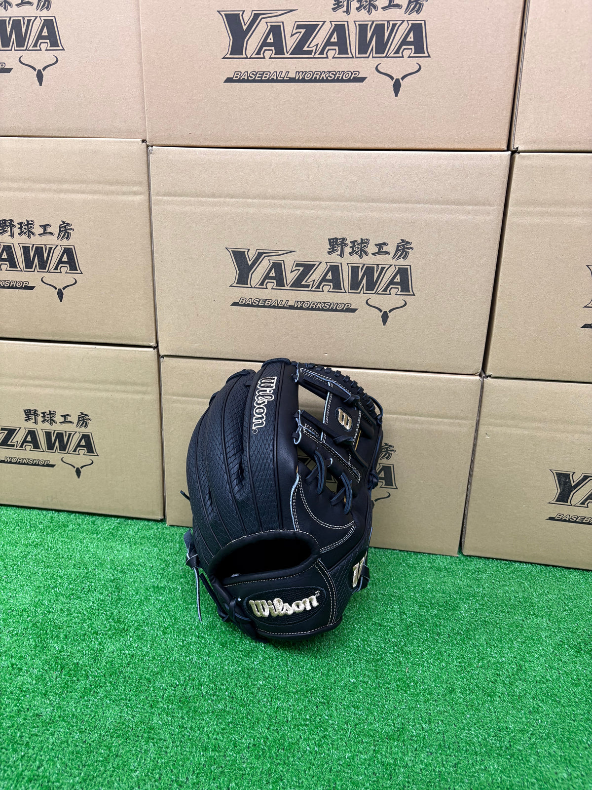 Wilson　軟式内野手用グラブ 【87型】　ブラック×ブラックSSS