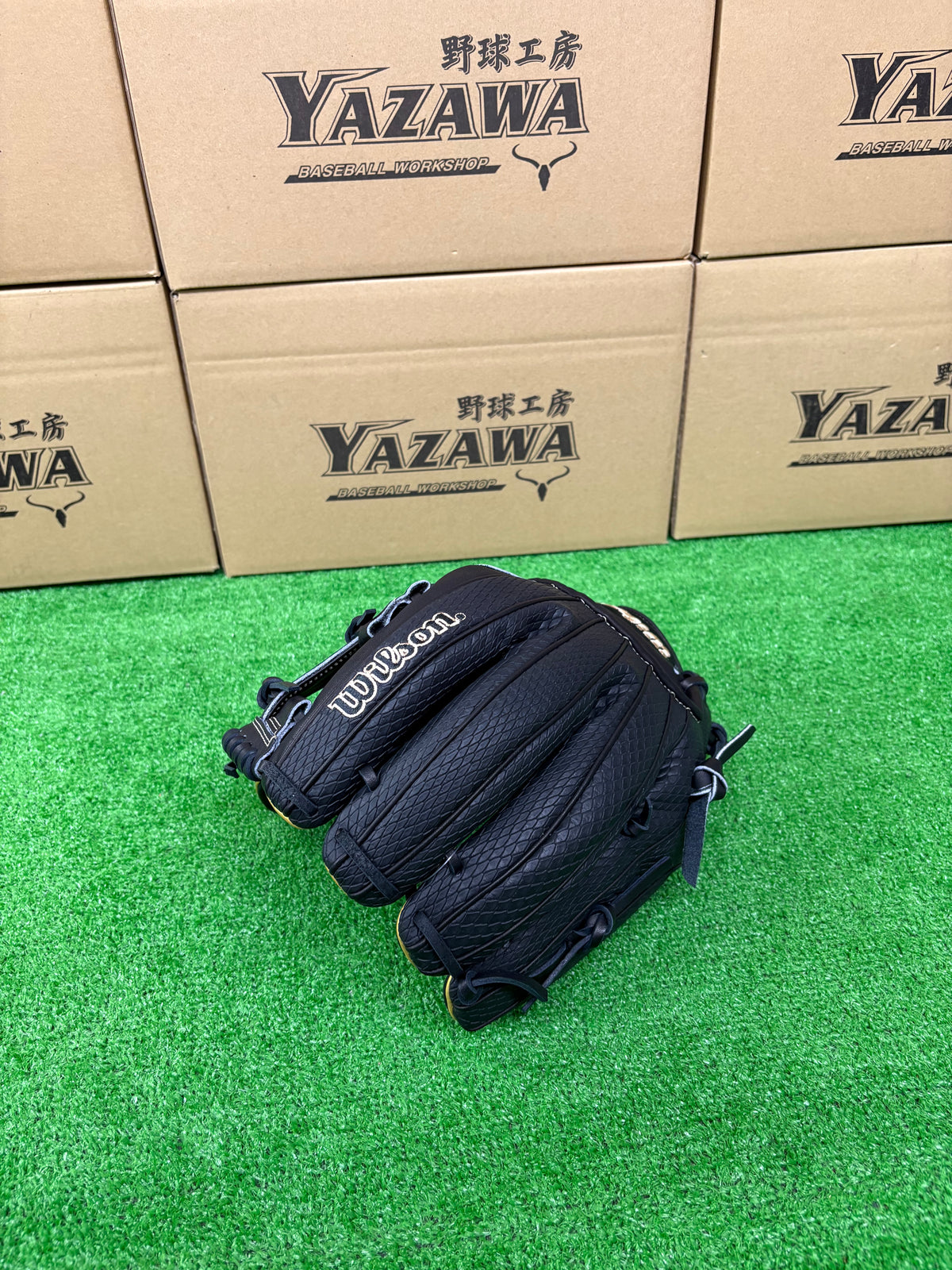 Wilson　軟式内野手用グラブ 【87型】　ブラック×ブラックSSS