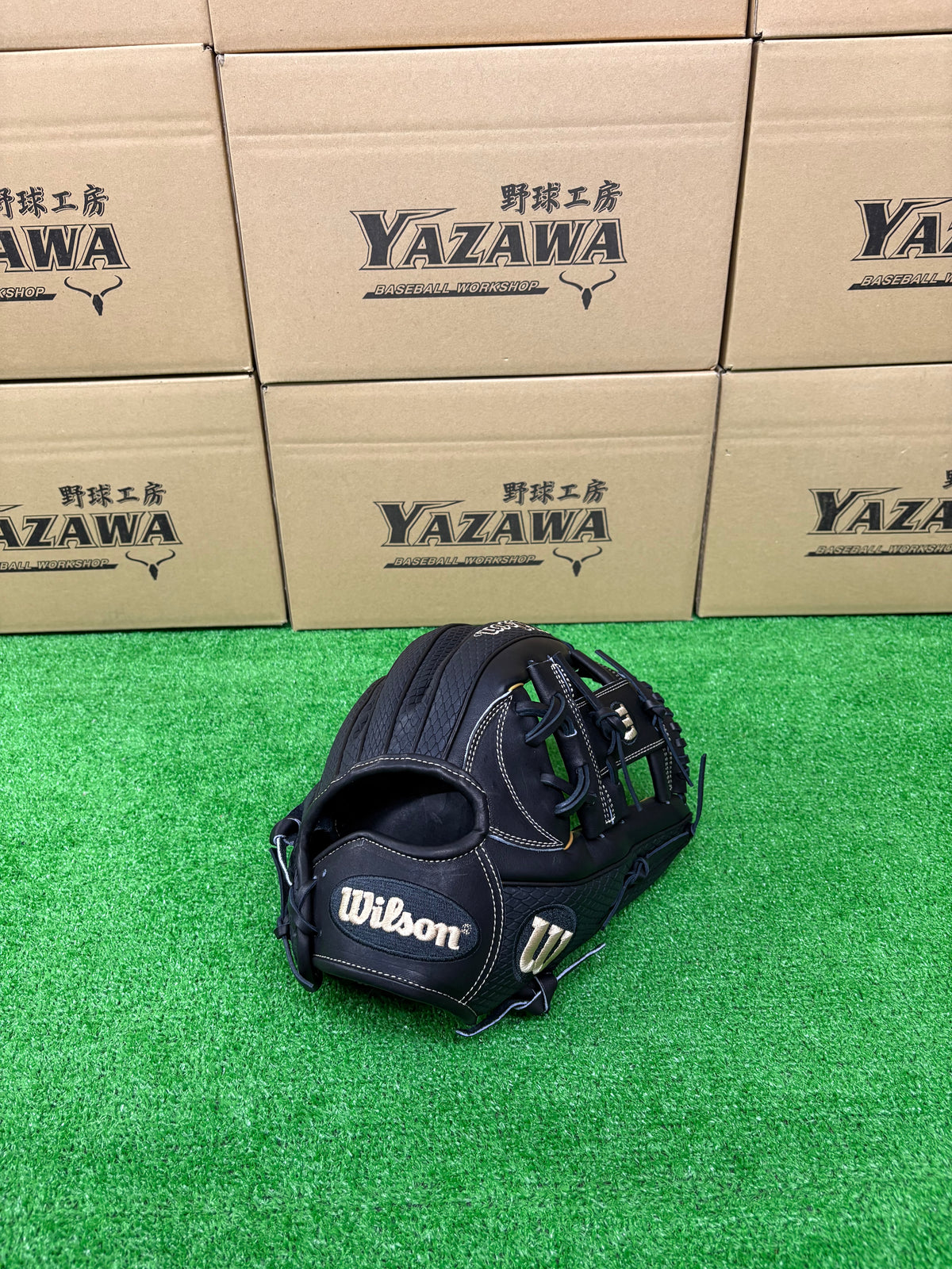 Wilson　軟式内野手用グラブ 【1723型】　ブラック×ブラックSSS