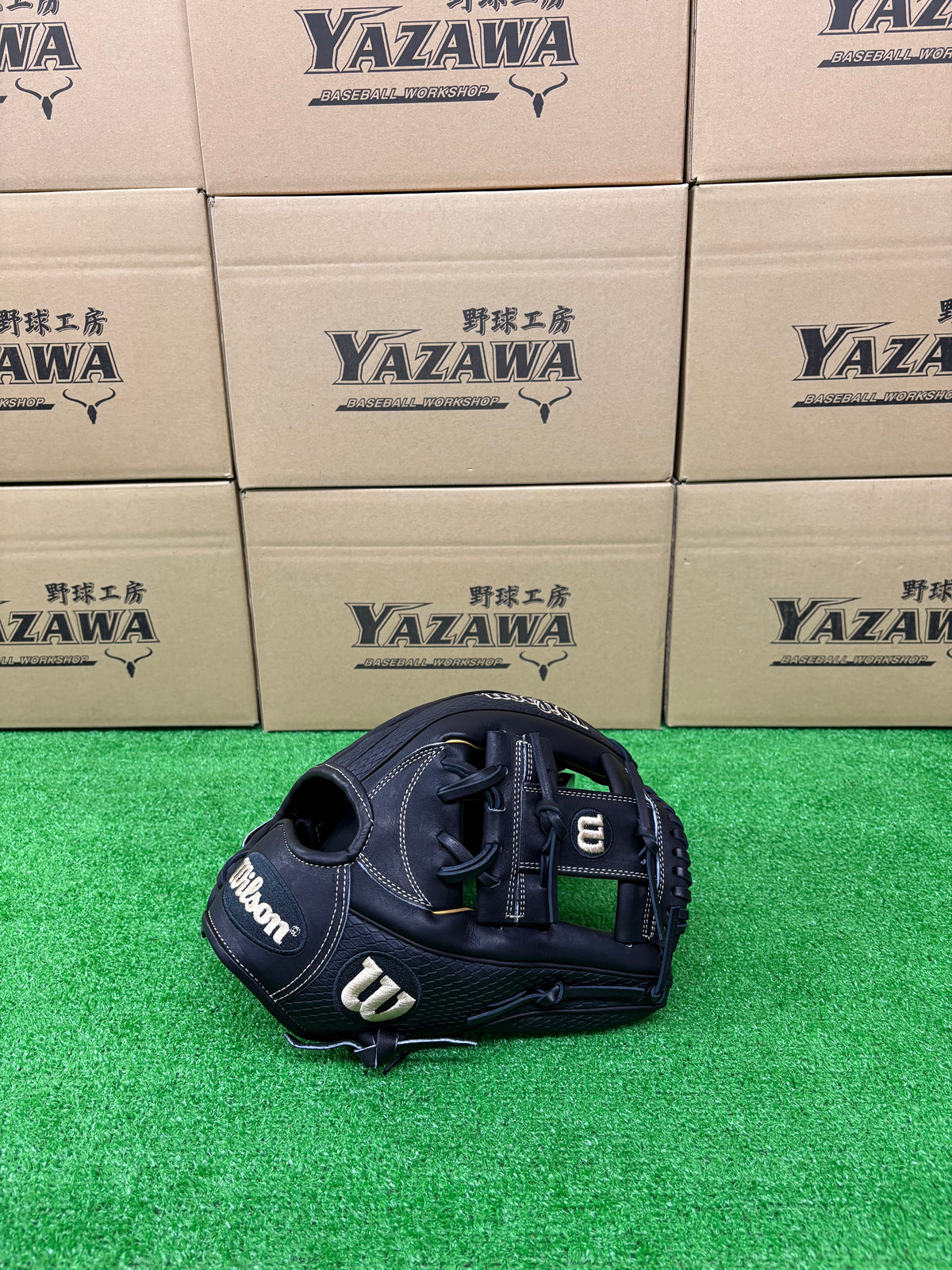 Wilson　軟式内野手用グラブ 【1723型】　ブラック×ブラックSSS