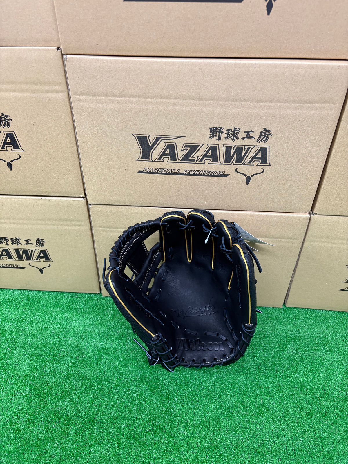 Wilson　軟式内野手用グラブ 【1723型】　ブラック×ブラックSSS