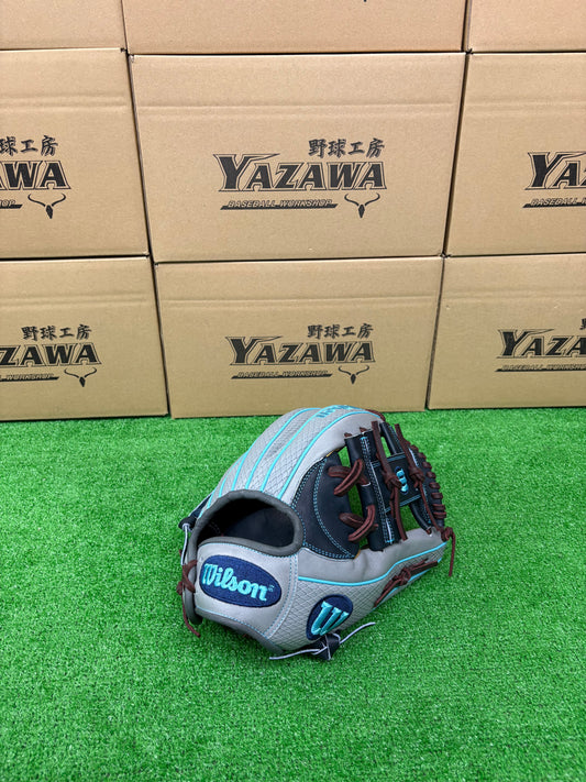 Wilson　軟式内野手用グラブ 【87型】　ネイビー×グレーSSS