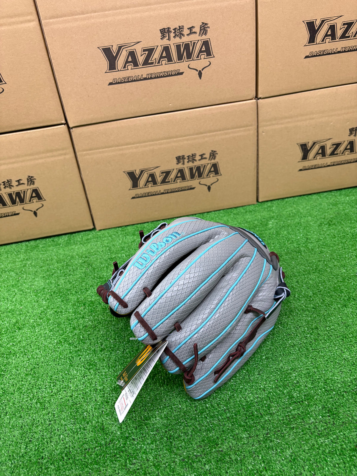 Wilson　軟式内野手用グラブ 【87型】　ネイビー×グレーSSS