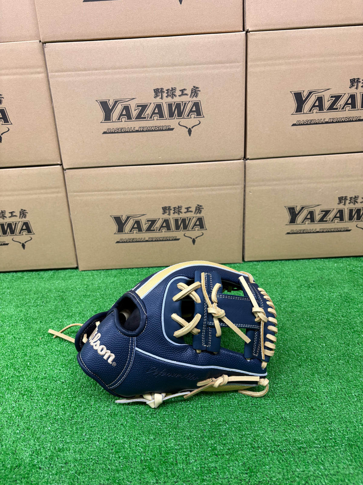 Wilson　少年軟式内野手用グラブ 【6J型】　ネイビー×ネイビーSS