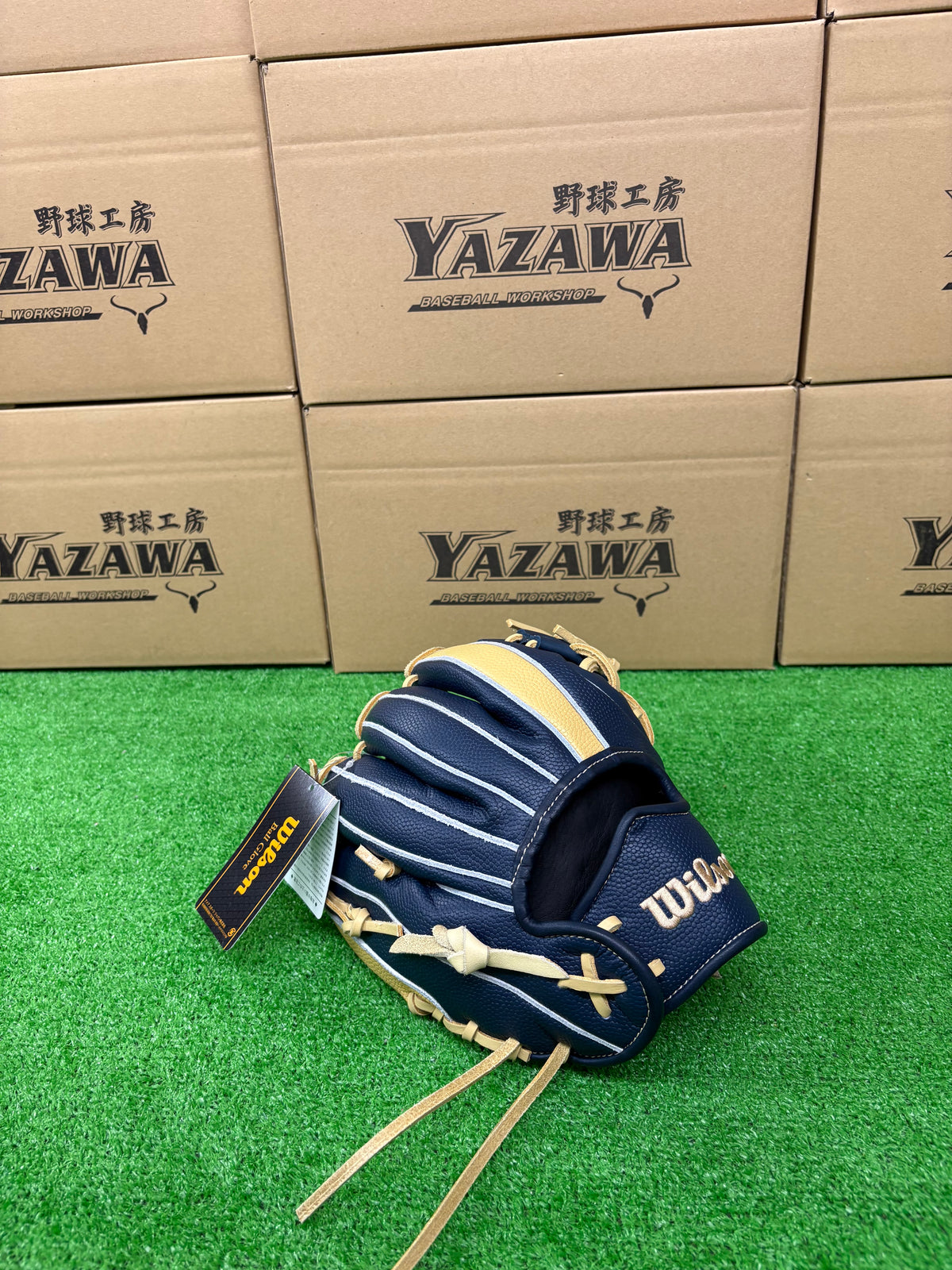 Wilson　少年軟式内野手用グラブ 【6J型】　ネイビー×ネイビーSS