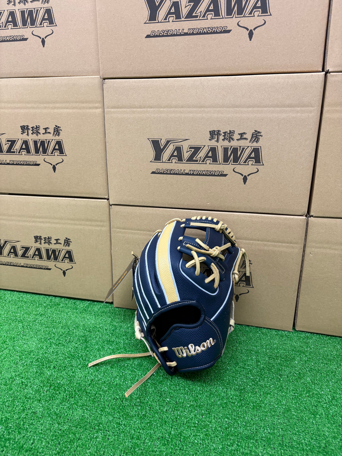 Wilson　少年軟式内野手用グラブ 【6J型】　ネイビー×ネイビーSS