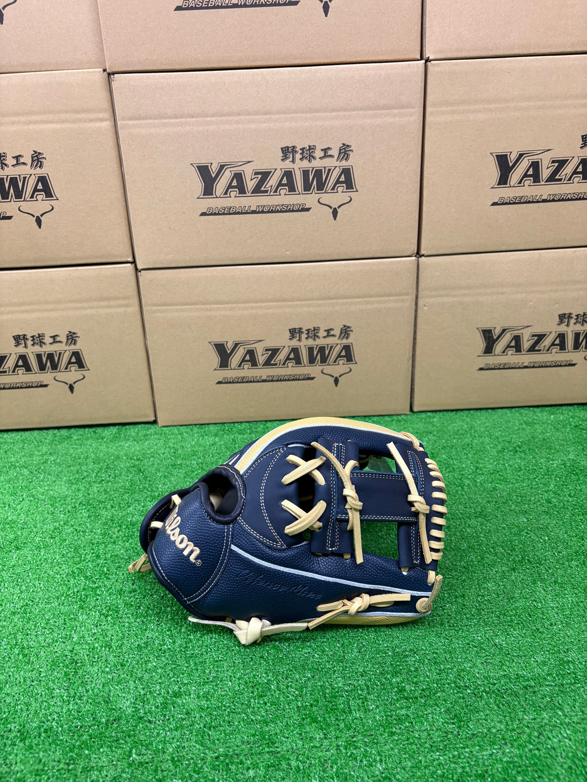 Wilson　少年軟式内野手用グラブ 【7J型】　ネイビー×ネイビーSS