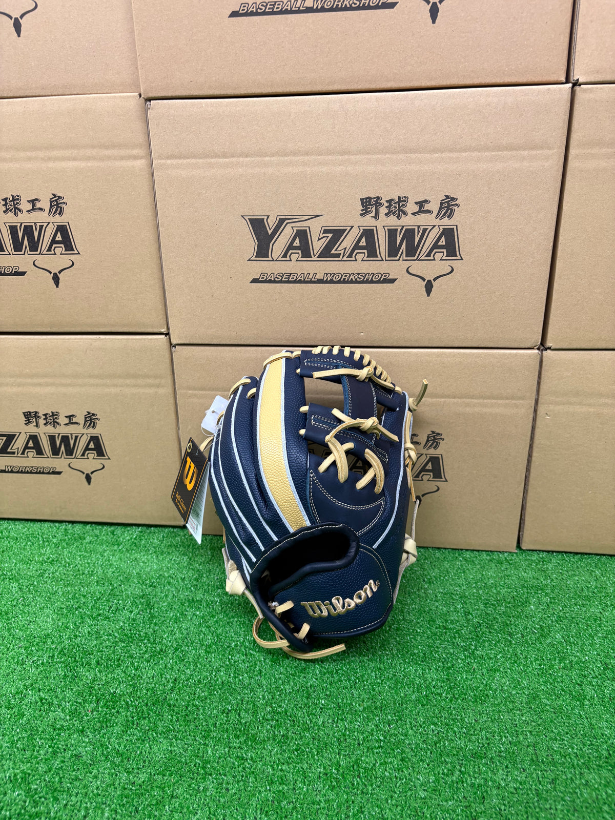 Wilson　少年軟式内野手用グラブ 【7J型】　ネイビー×ネイビーSS