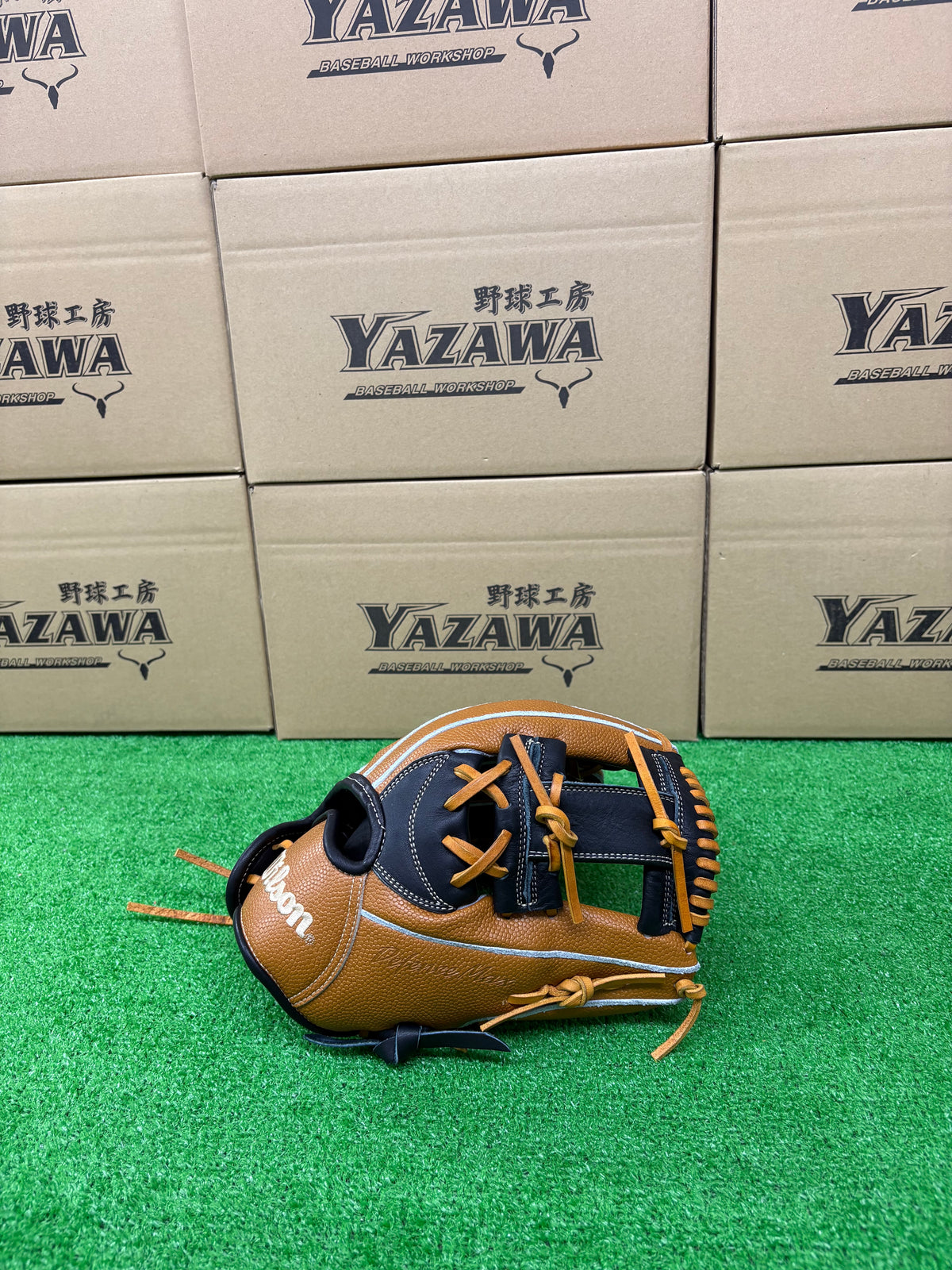 Wilson　少年軟式内野手用グラブ 【7J型】　ブラック×SタンSS