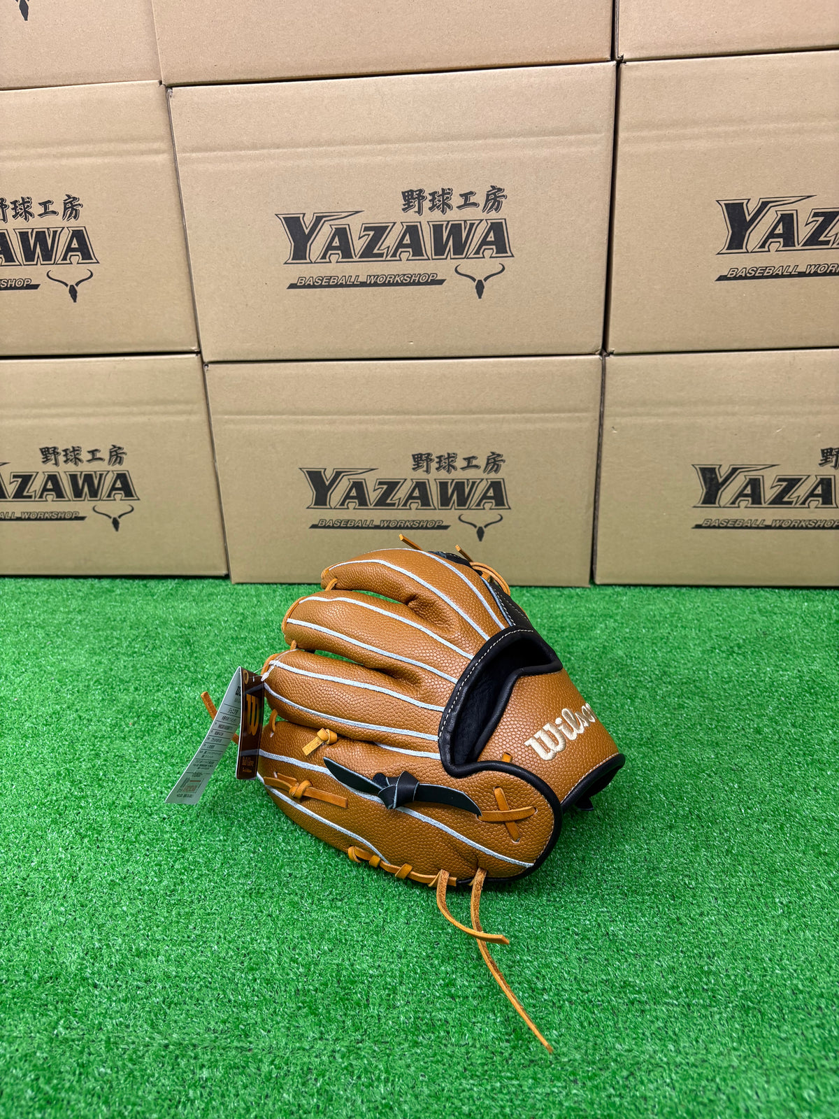 Wilson　少年軟式内野手用グラブ 【7J型】　ブラック×SタンSS
