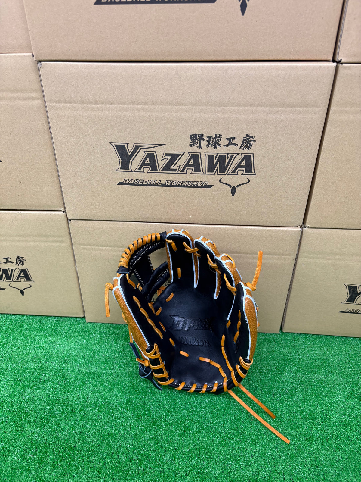 Wilson　少年軟式内野手用グラブ 【7J型】　ブラック×SタンSS