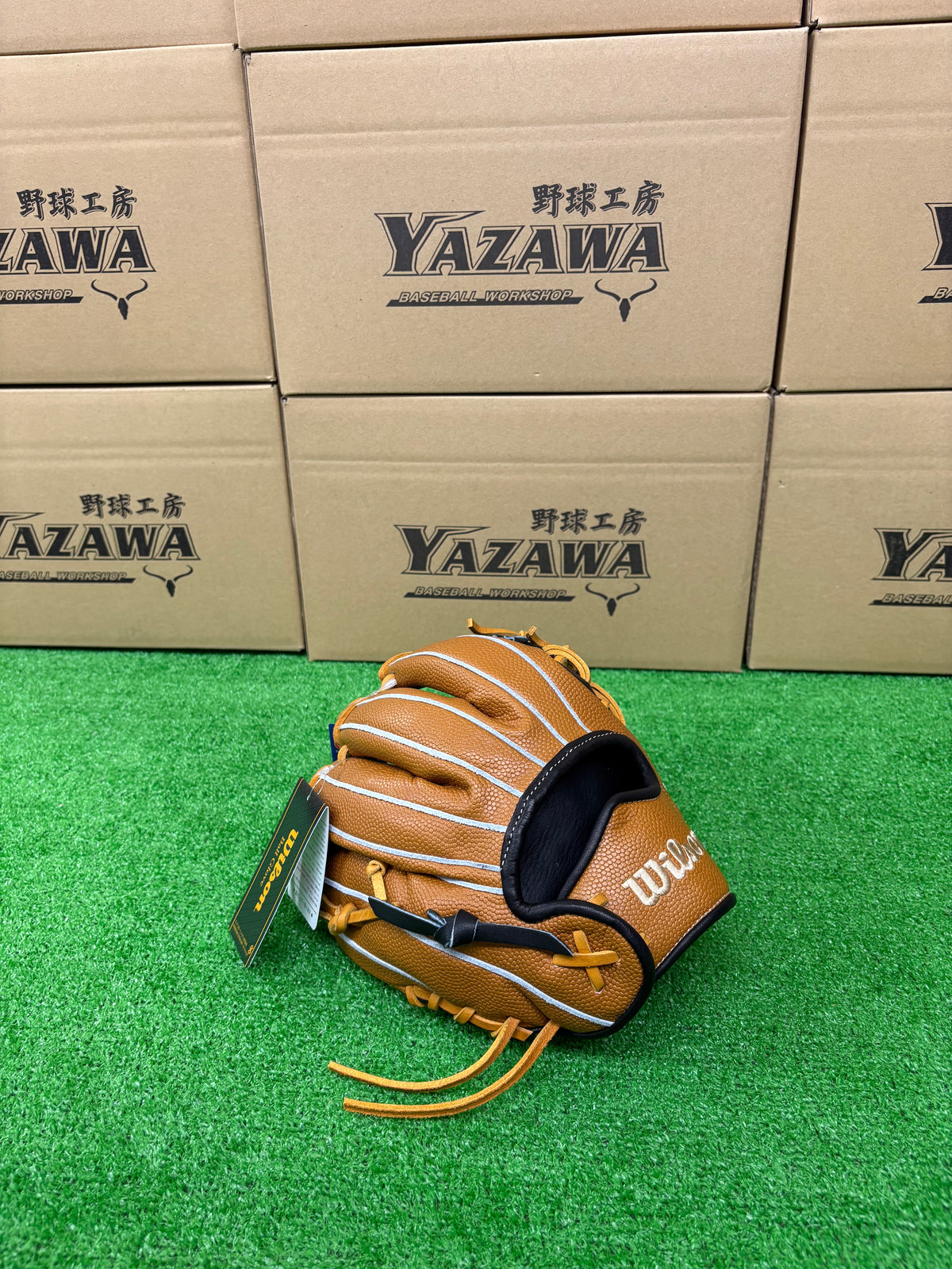 Wilson　少年軟式内野手用グラブ 【6J型】　ブラック×SタンSS