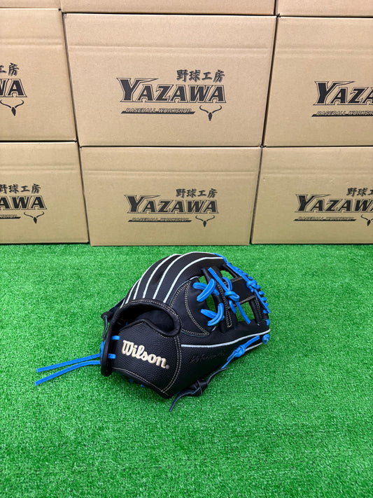 Wilson　少年軟式内野手用グラブ 【7J型】　ブラック×ブラックSS