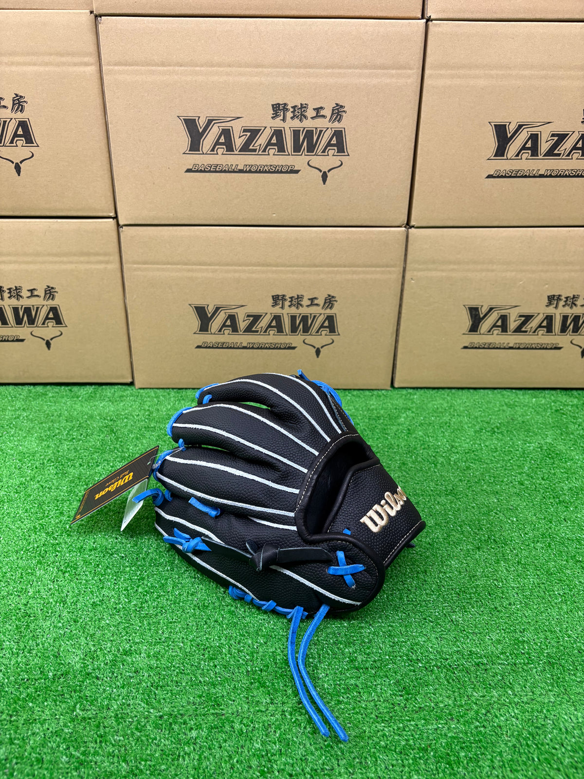 Wilson　少年軟式内野手用グラブ 【7J型】　ブラック×ブラックSS